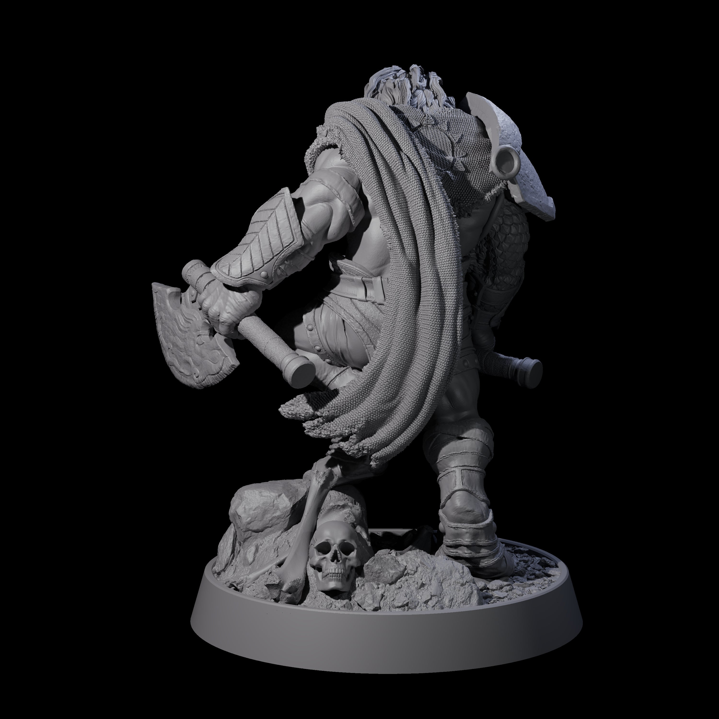 Wandering Leonin Nomad K Miniature for Dungeons and Dragons, Pathfinder or other TTRPGs