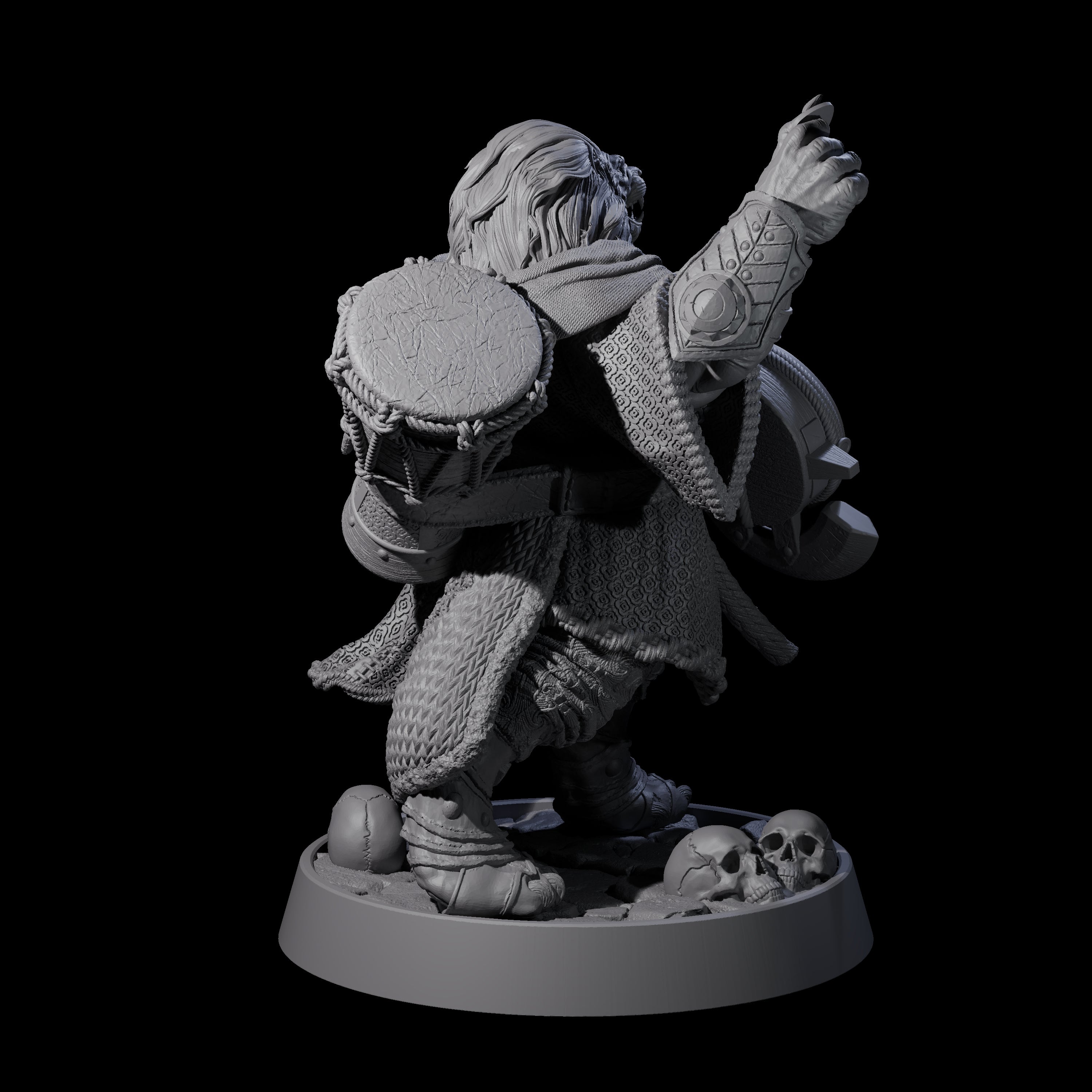 Wandering Leonin Nomad L Miniature for Dungeons and Dragons, Pathfinder or other TTRPGs