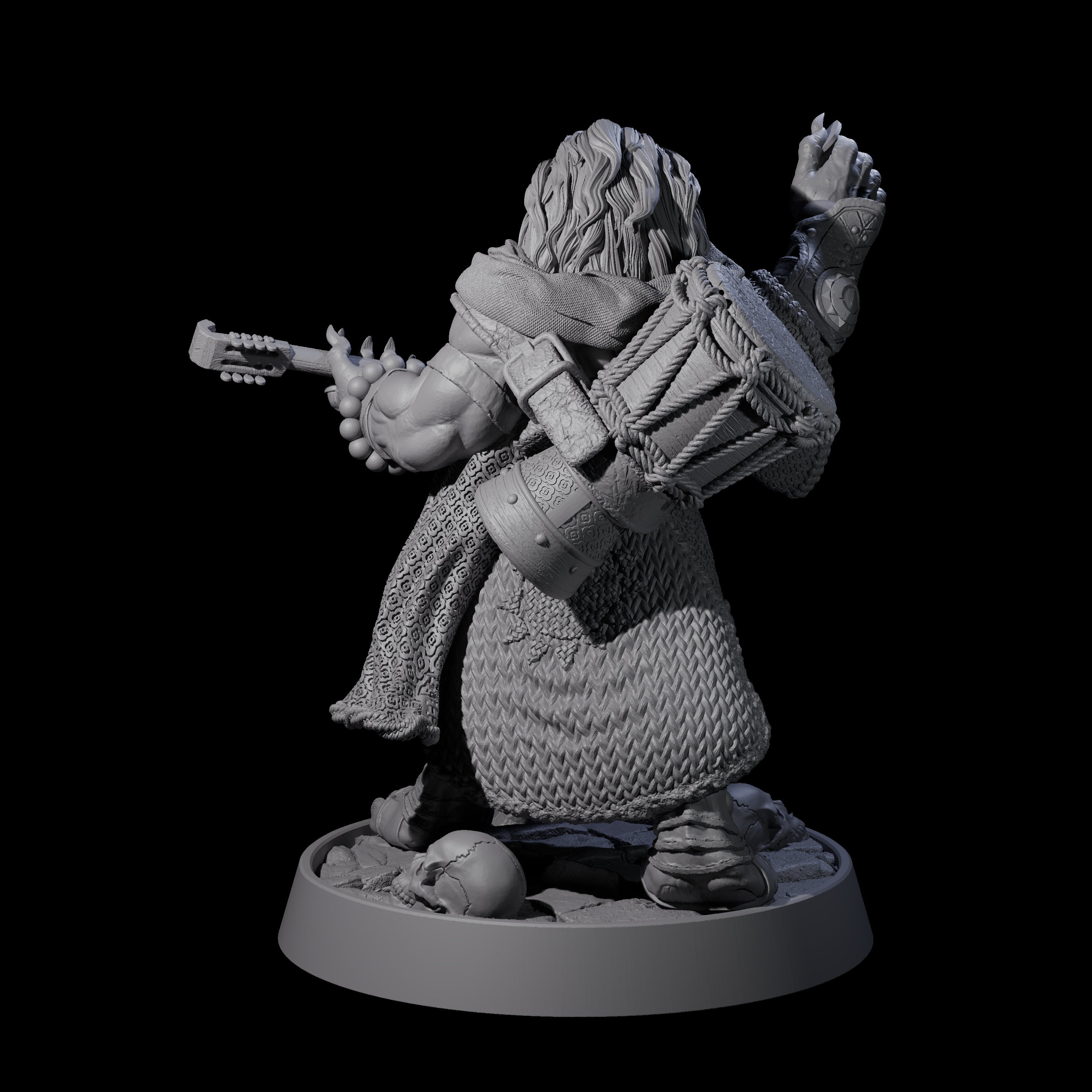 Wandering Leonin Nomad L Miniature for Dungeons and Dragons, Pathfinder or other TTRPGs