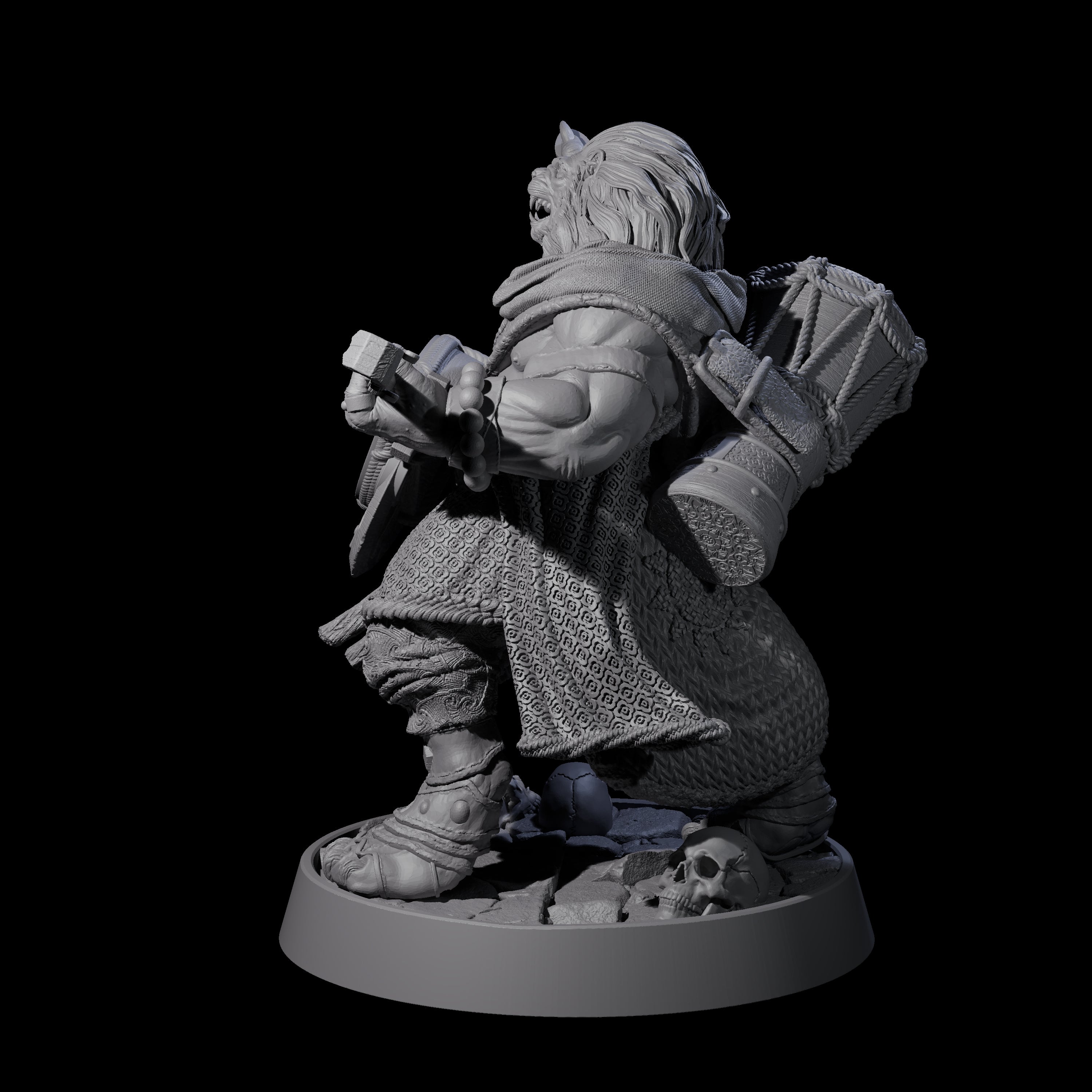 Wandering Leonin Nomad L Miniature for Dungeons and Dragons, Pathfinder or other TTRPGs