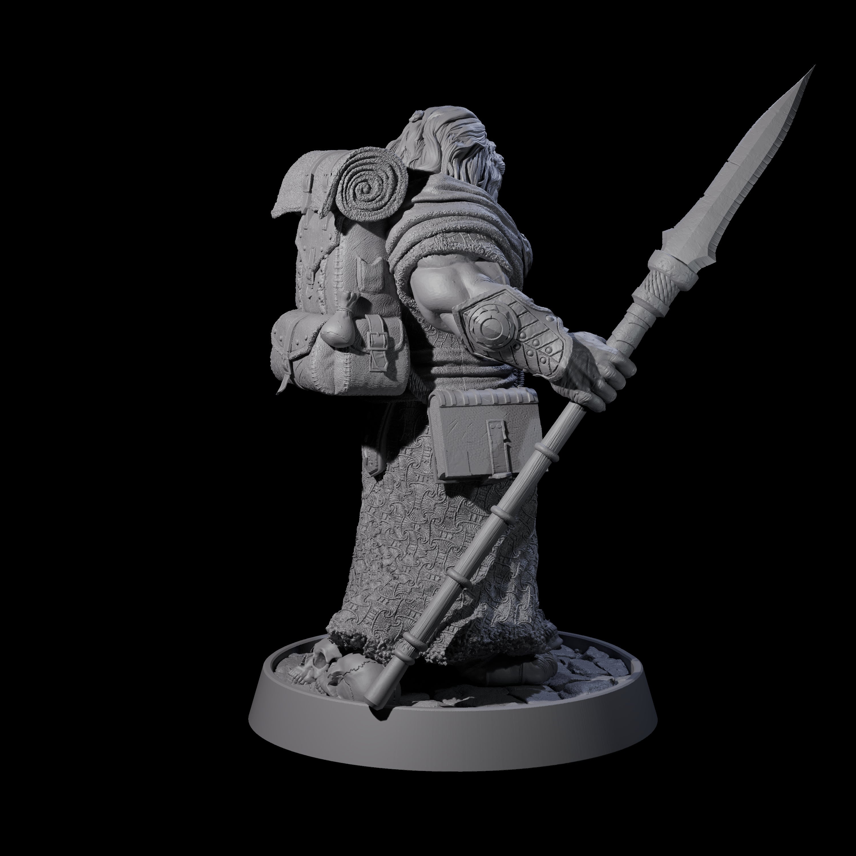 Wandering Leonin Nomad M Miniature for Dungeons and Dragons, Pathfinder or other TTRPGs