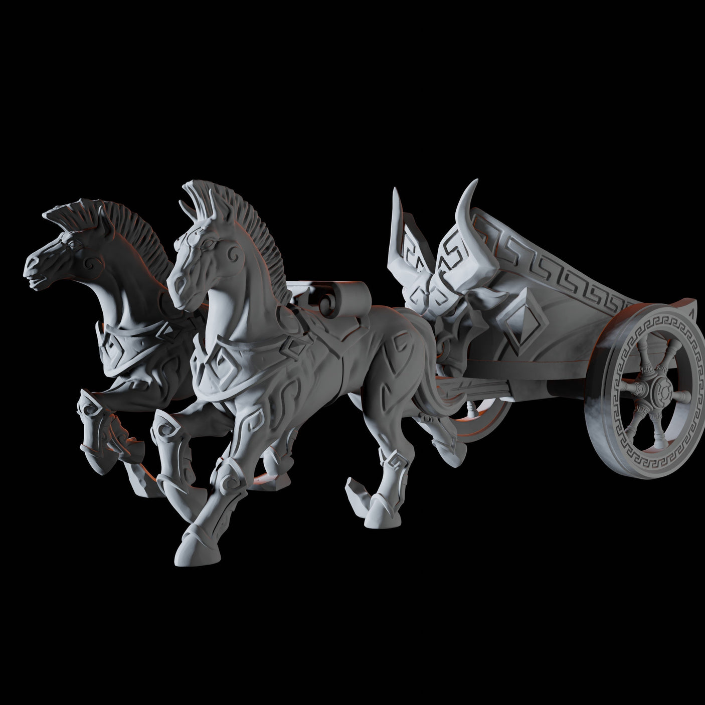 War Chariot A Miniature for Dungeons and Dragons, Pathfinder or other TTRPGs