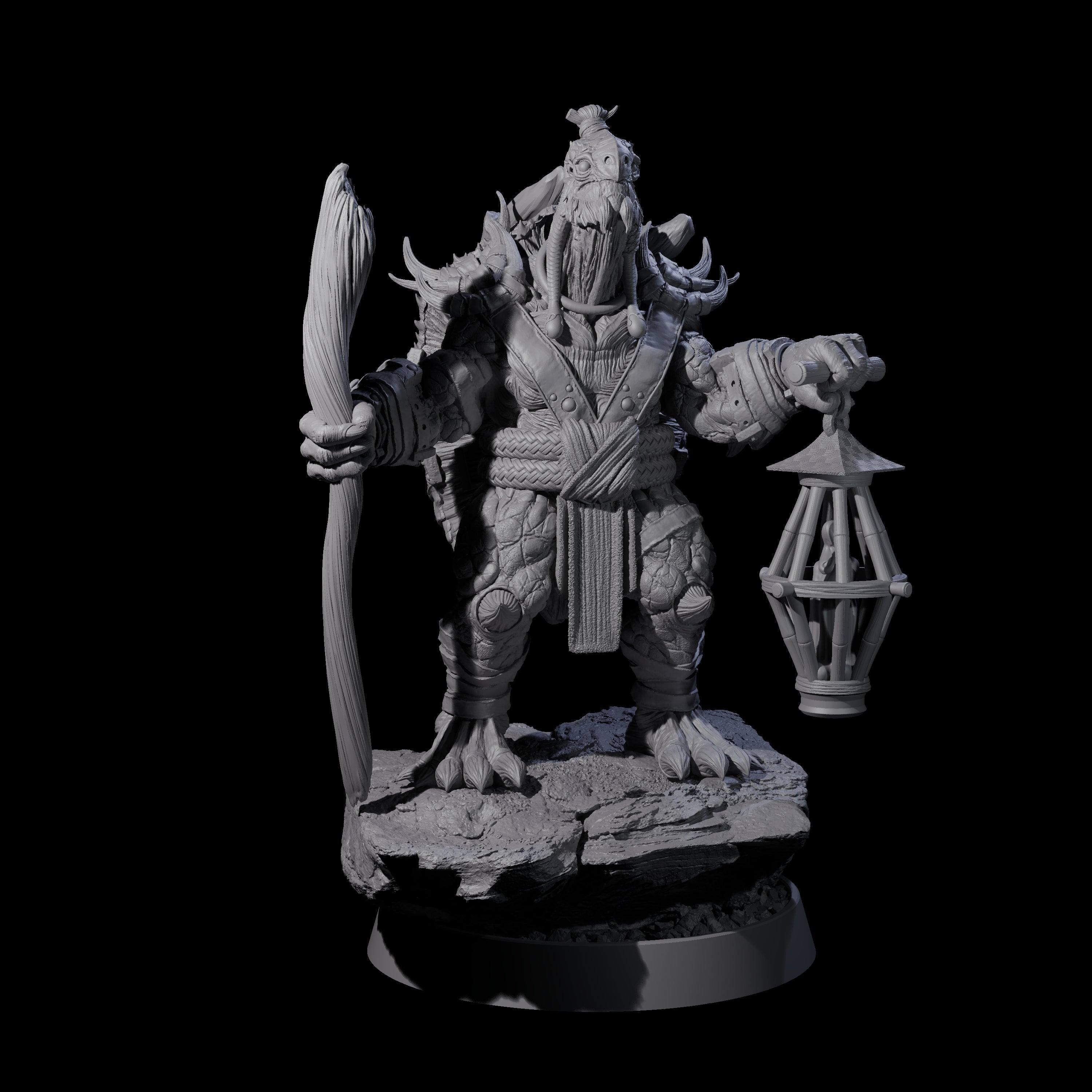 Warlike Tortle I Miniature for Dungeons and Dragons, Pathfinder or other TTRPGs