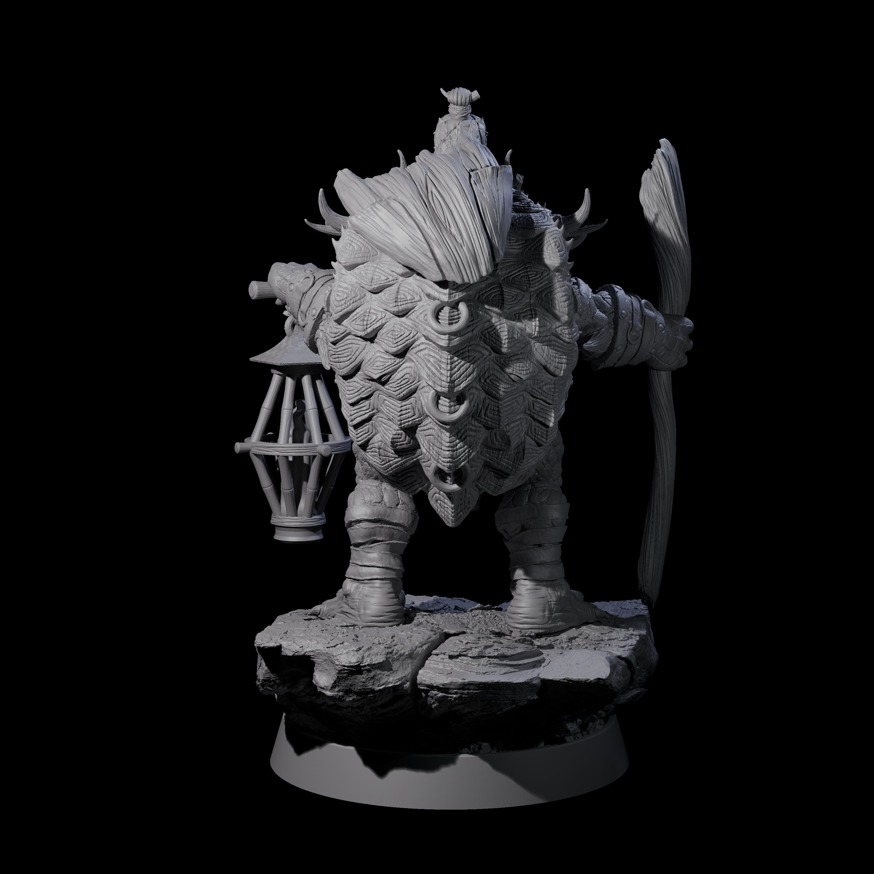 Warlike Tortle I Miniature for Dungeons and Dragons, Pathfinder or other TTRPGs
