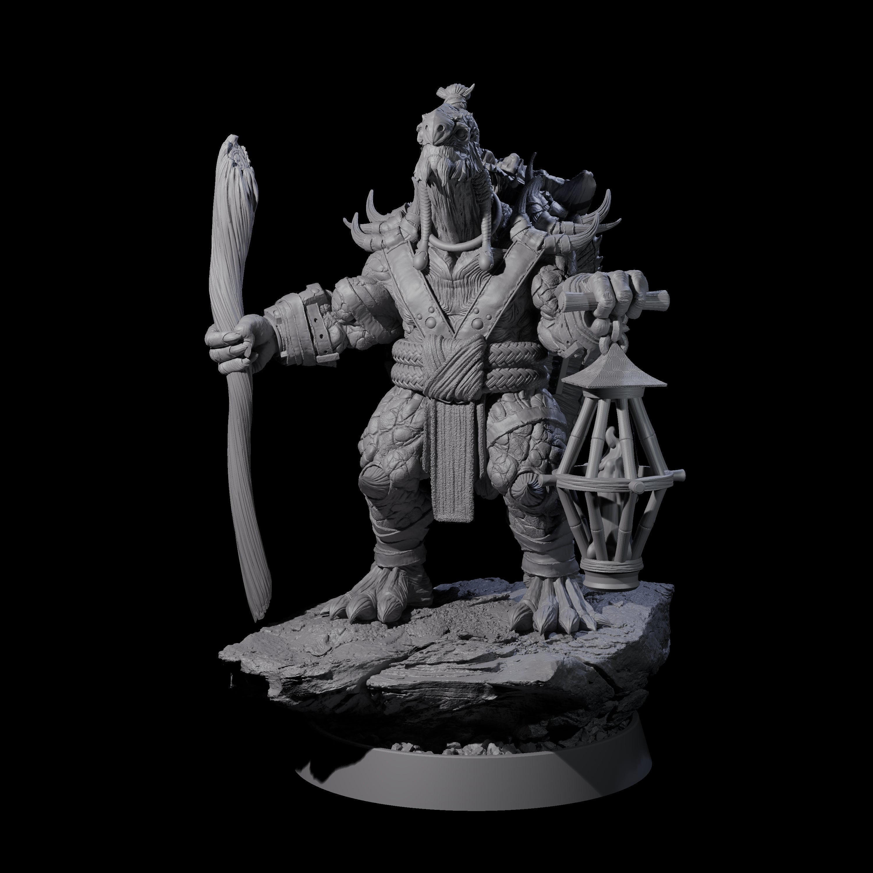 Warlike Tortle I Miniature for Dungeons and Dragons, Pathfinder or other TTRPGs