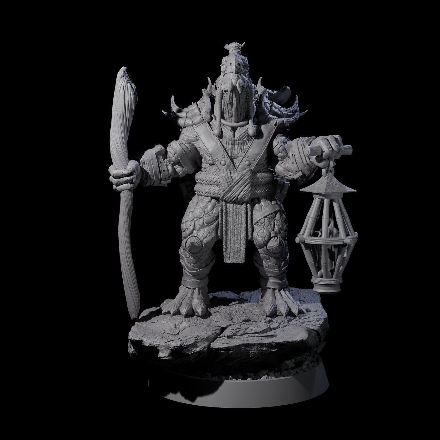 Warlike Tortle I Miniature for Dungeons and Dragons, Pathfinder or other TTRPGs