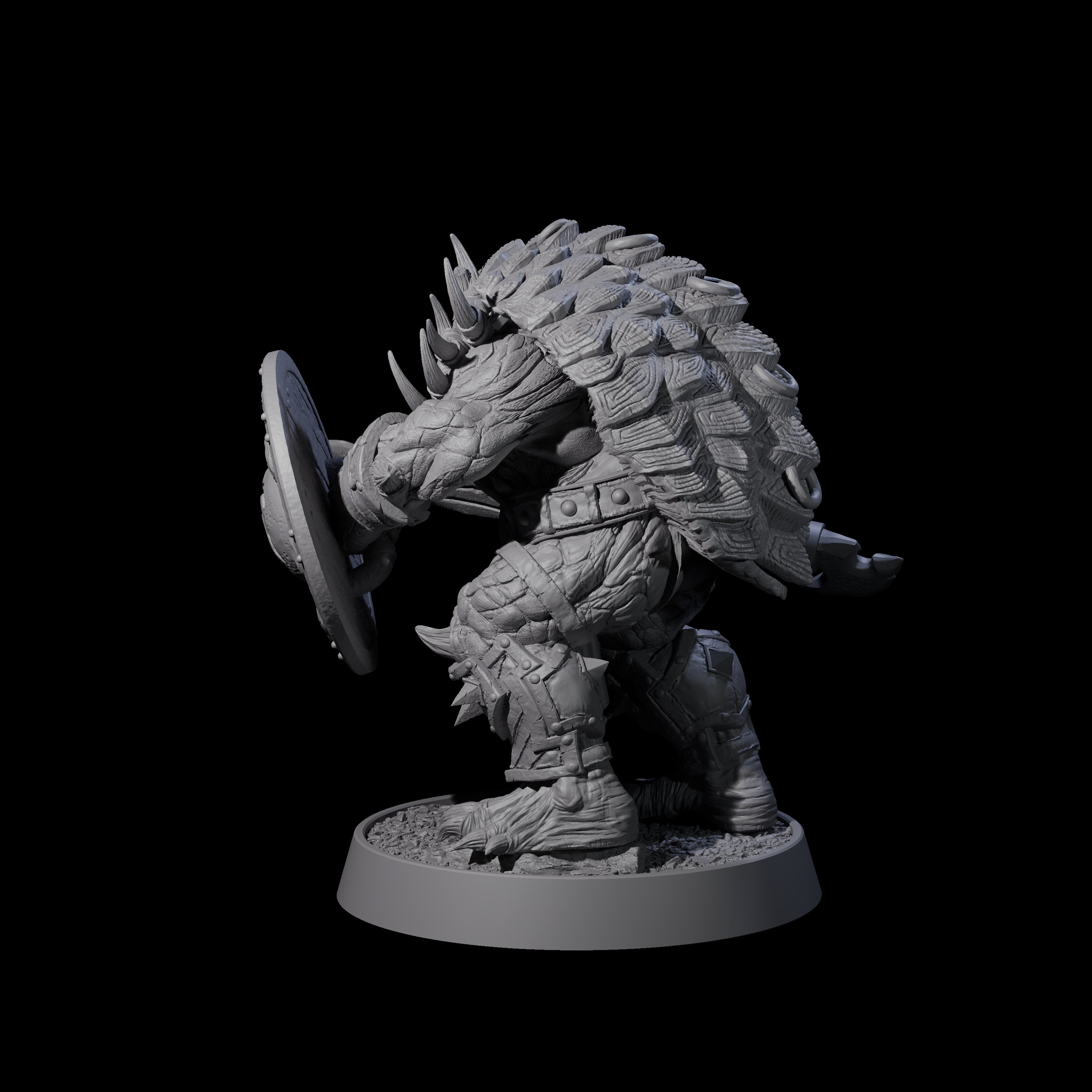 Warlike Tortle N Miniature for Dungeons and Dragons, Pathfinder or other TTRPGs
