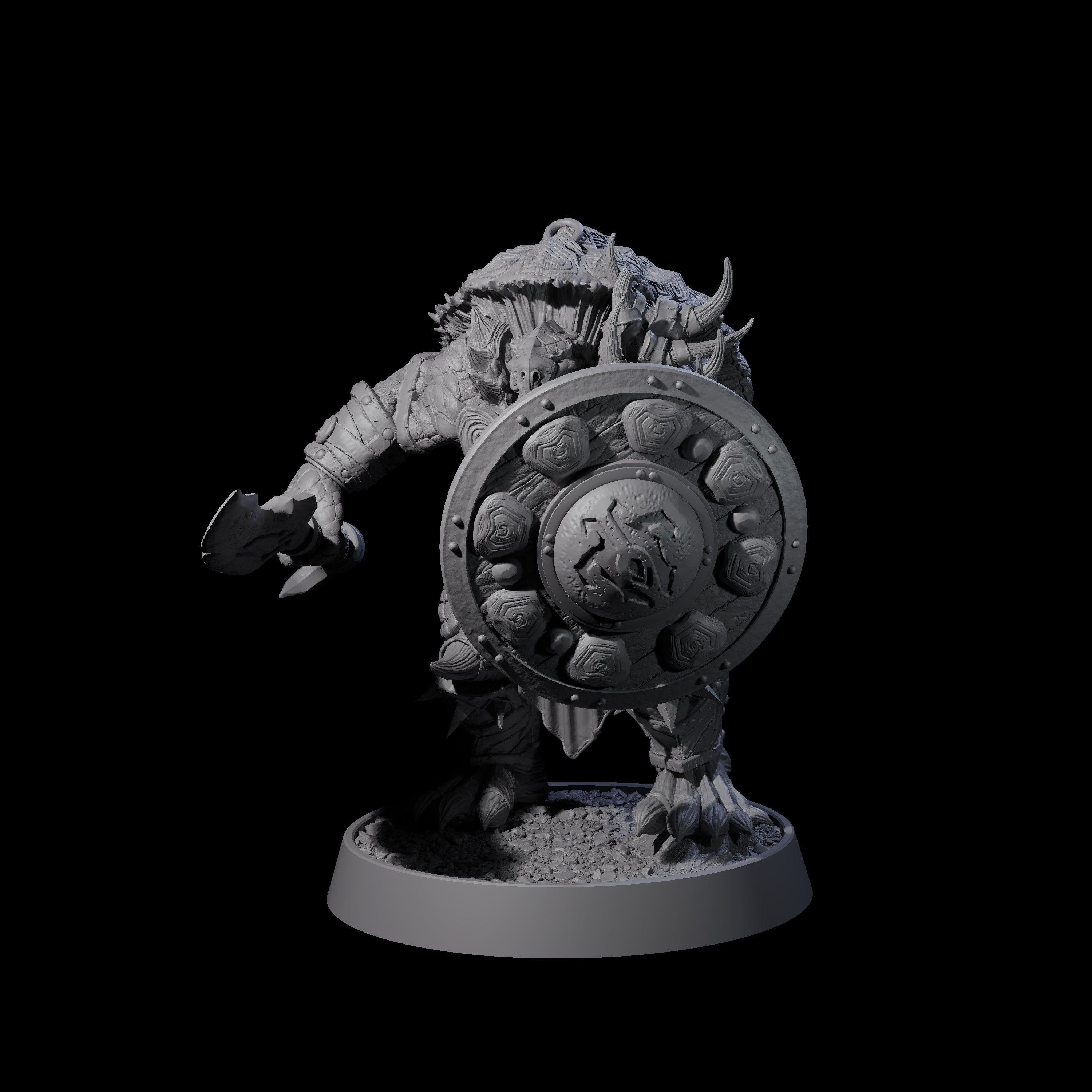 Warlike Tortle N Miniature for Dungeons and Dragons, Pathfinder or other TTRPGs