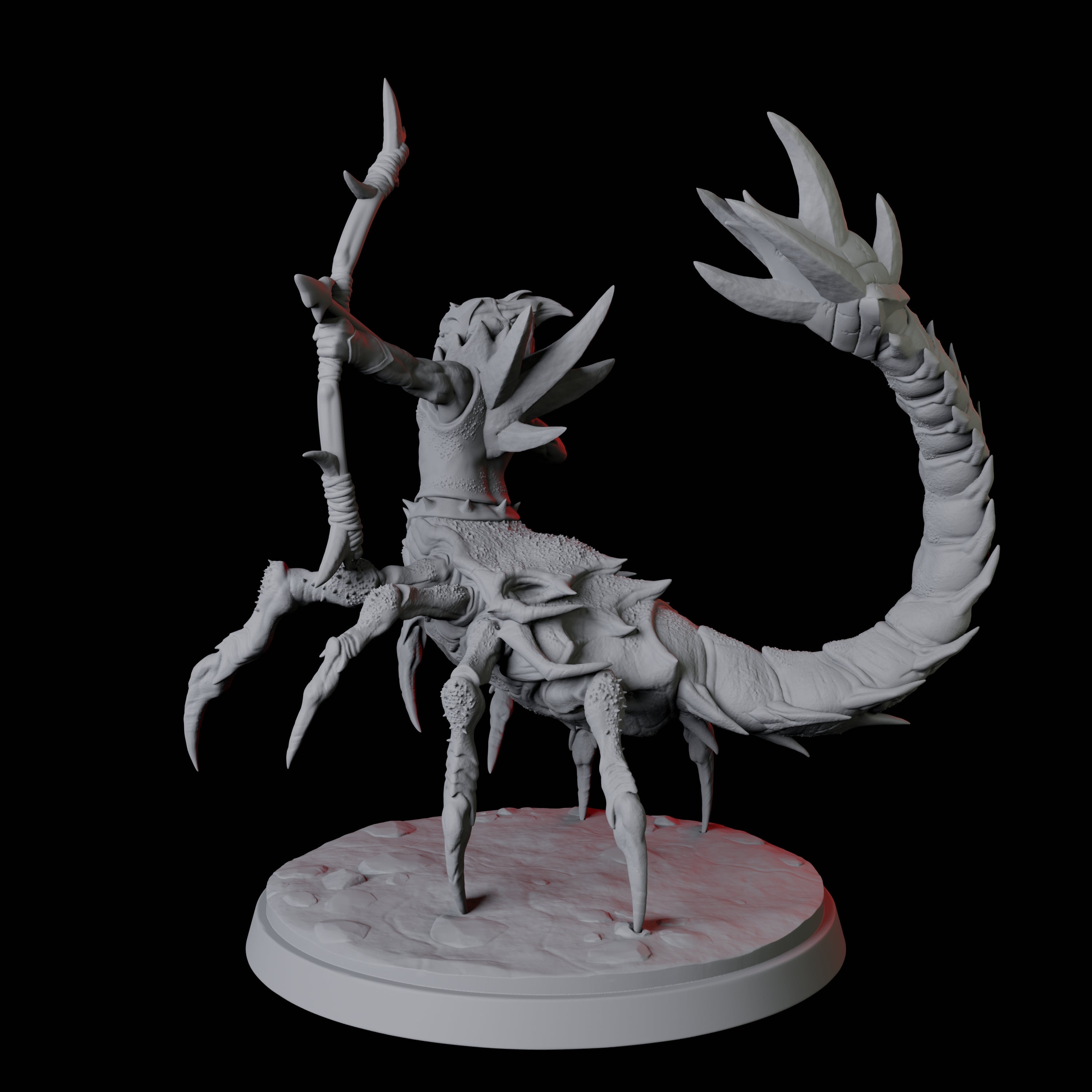 Warring Tlincallis C Miniature for Dungeons and Dragons, Pathfinder or other TTRPGs