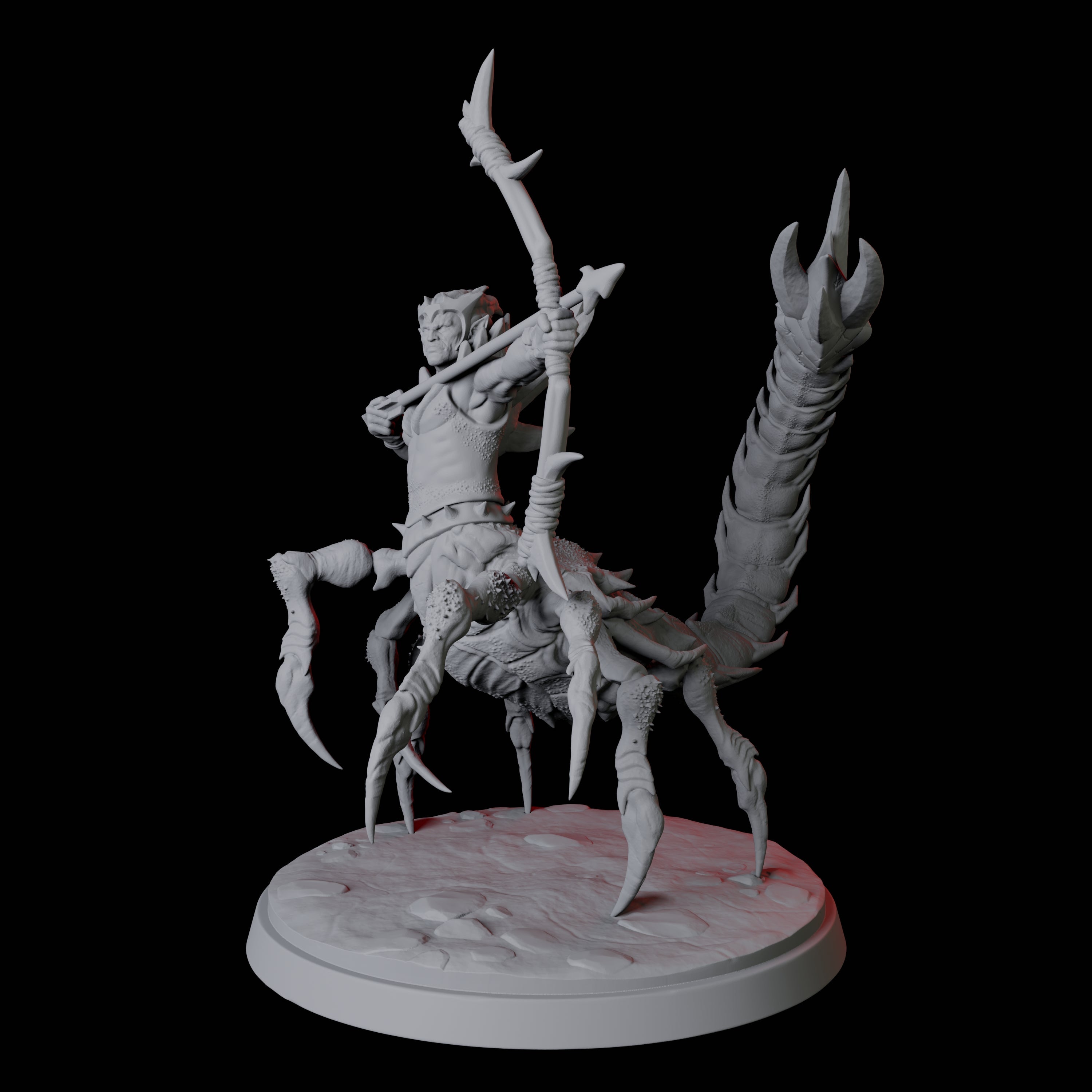 Warring Tlincallis C Miniature for Dungeons and Dragons, Pathfinder or other TTRPGs