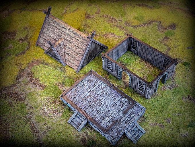 Warrior's House - Saxonia Miniature for Dungeons and Dragons, Pathfinder or other TTRPGs