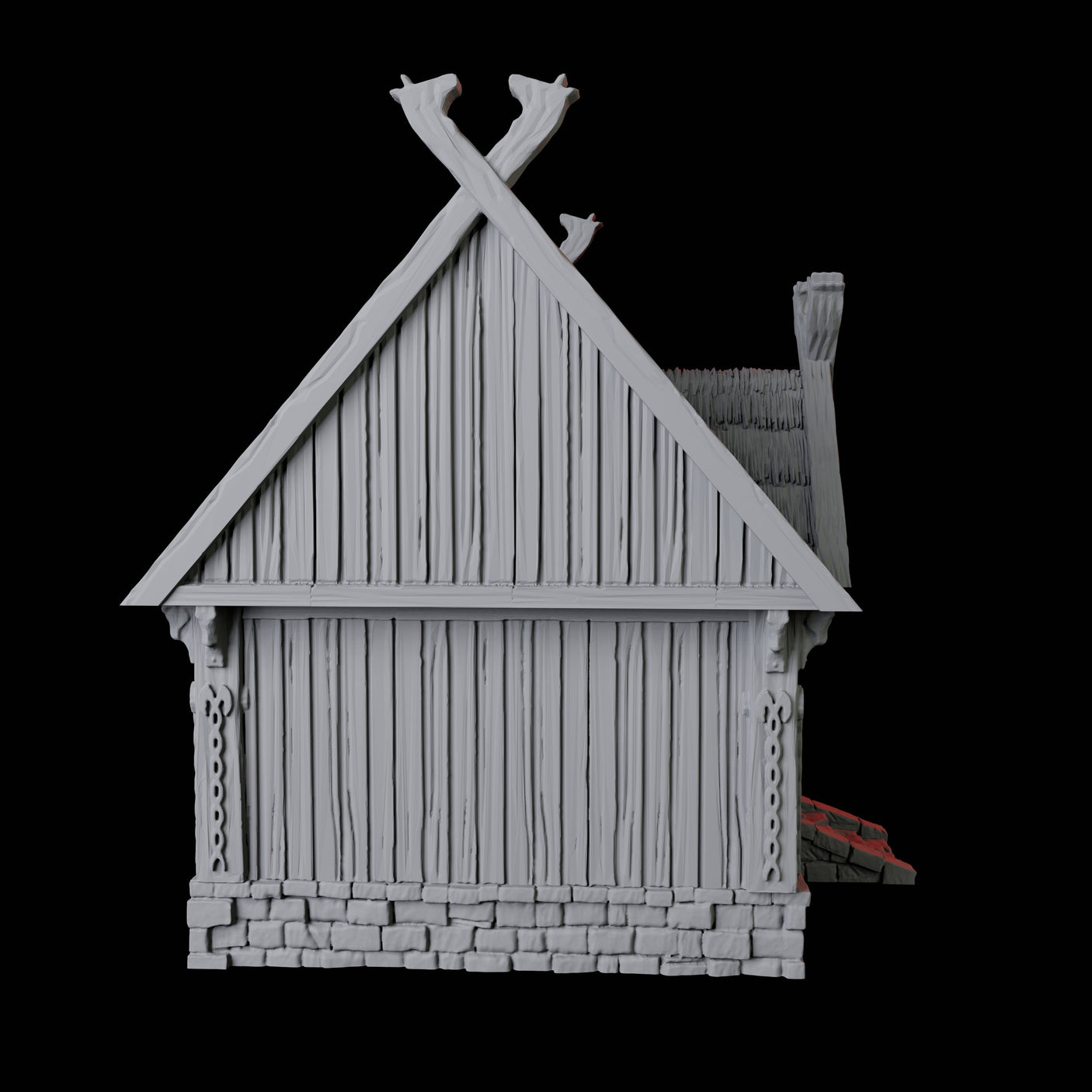 Warrior's House - Saxonia Miniature for Dungeons and Dragons, Pathfinder or other TTRPGs