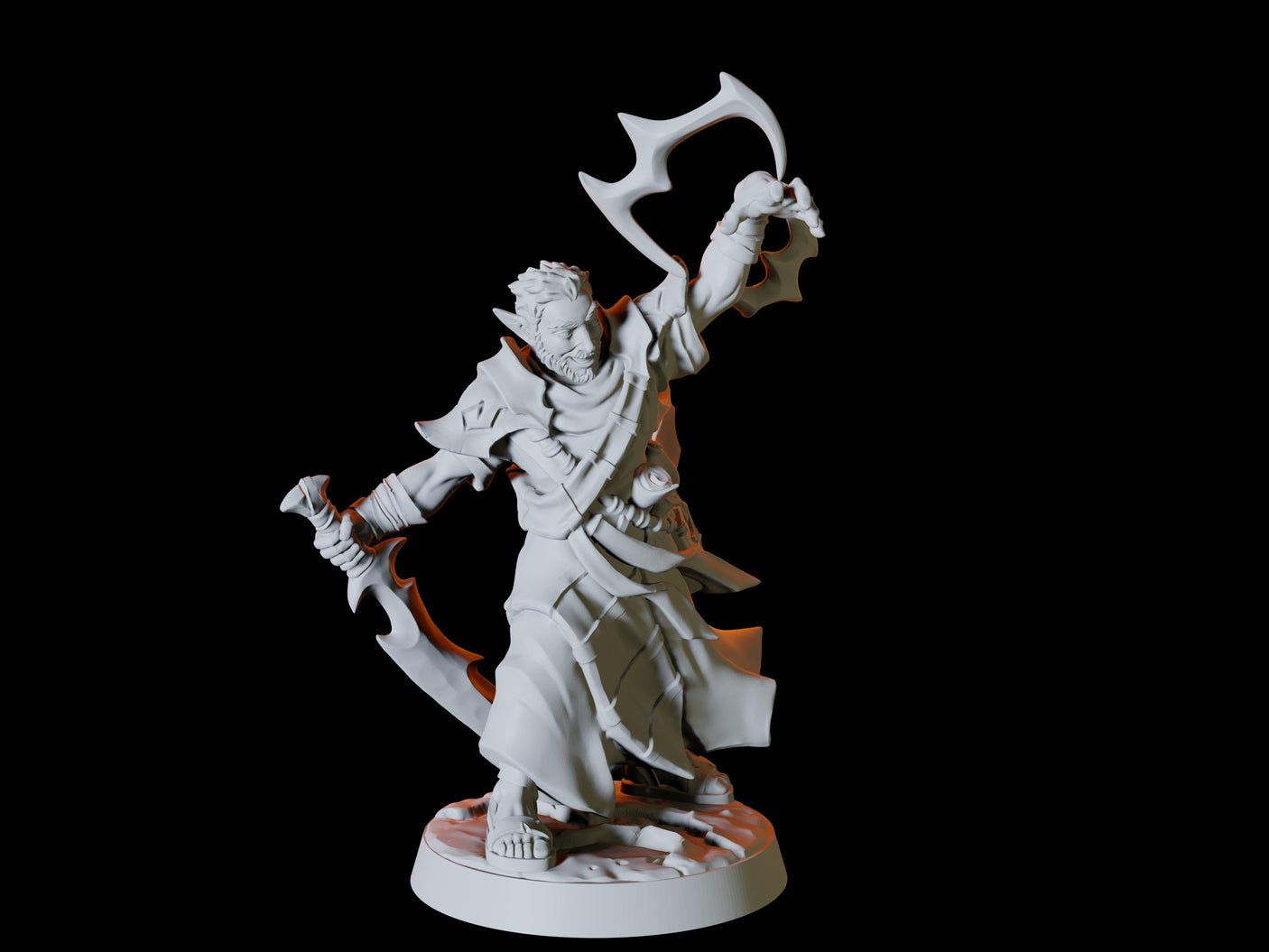 Wasteland Wizard Miniature for Dungeons and Dragons, Pathfinder or other TTRPGs