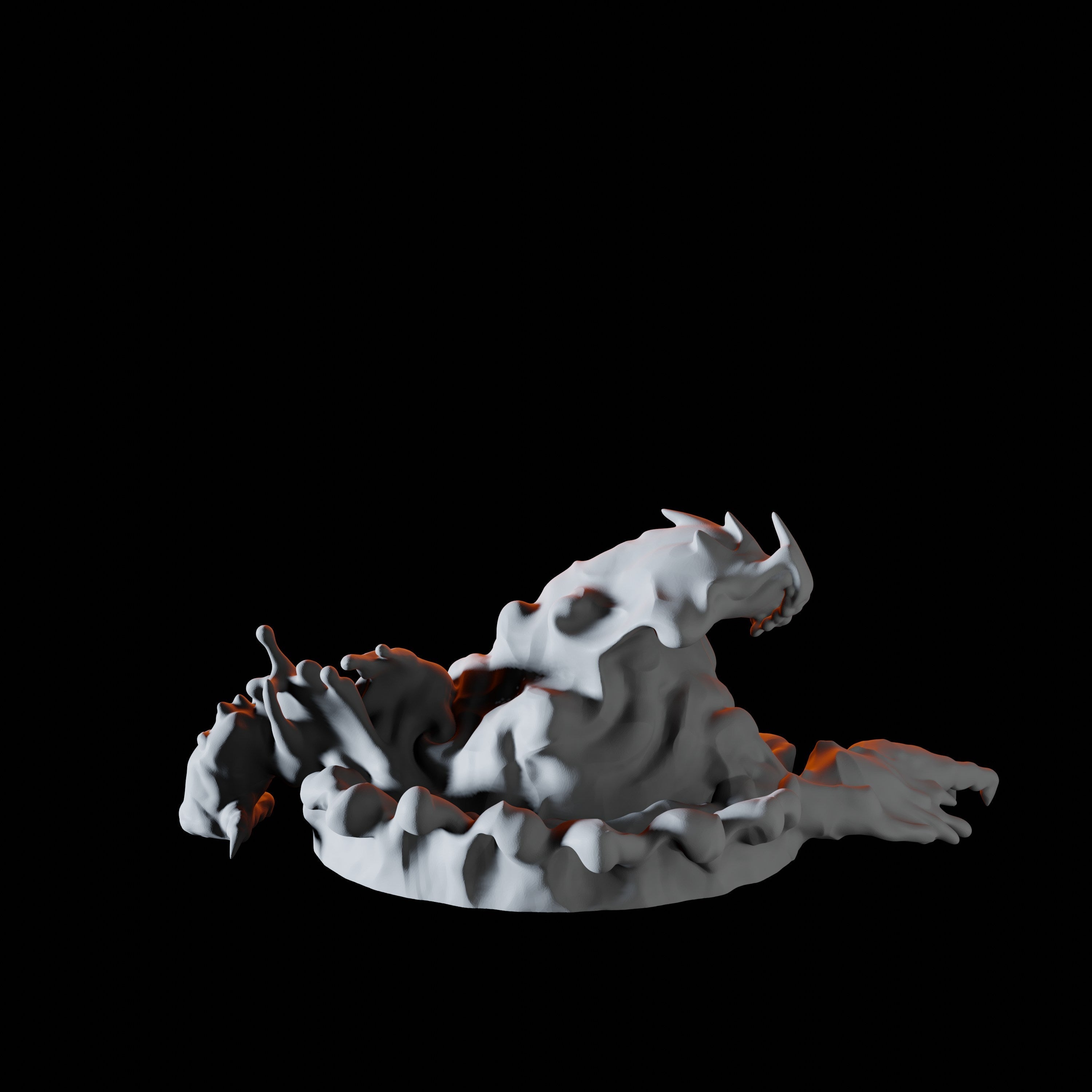 Water Elemental B Miniature for Dungeons and Dragons, Pathfinder or other TTRPGs