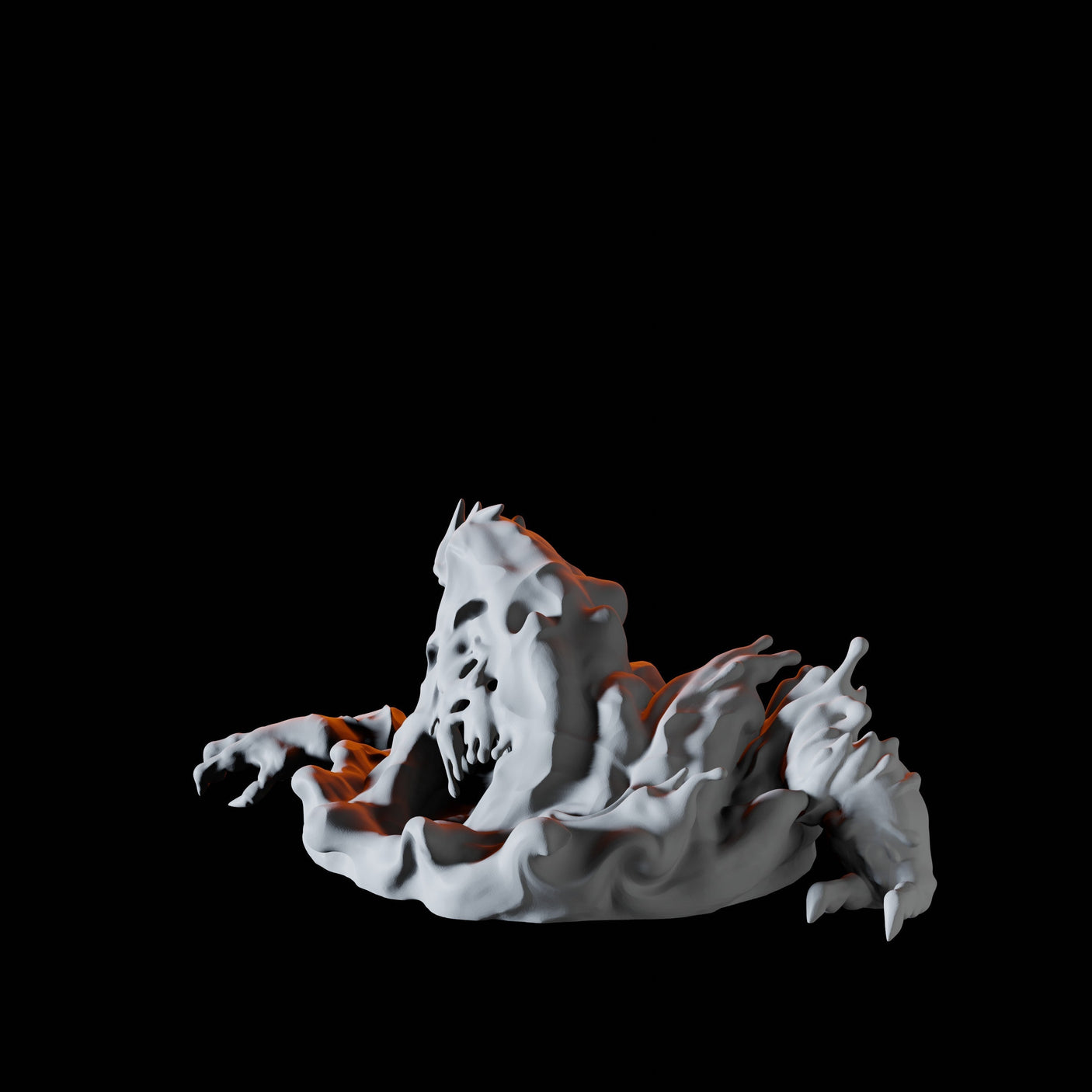 Water Elemental B Miniature for Dungeons and Dragons, Pathfinder or other TTRPGs