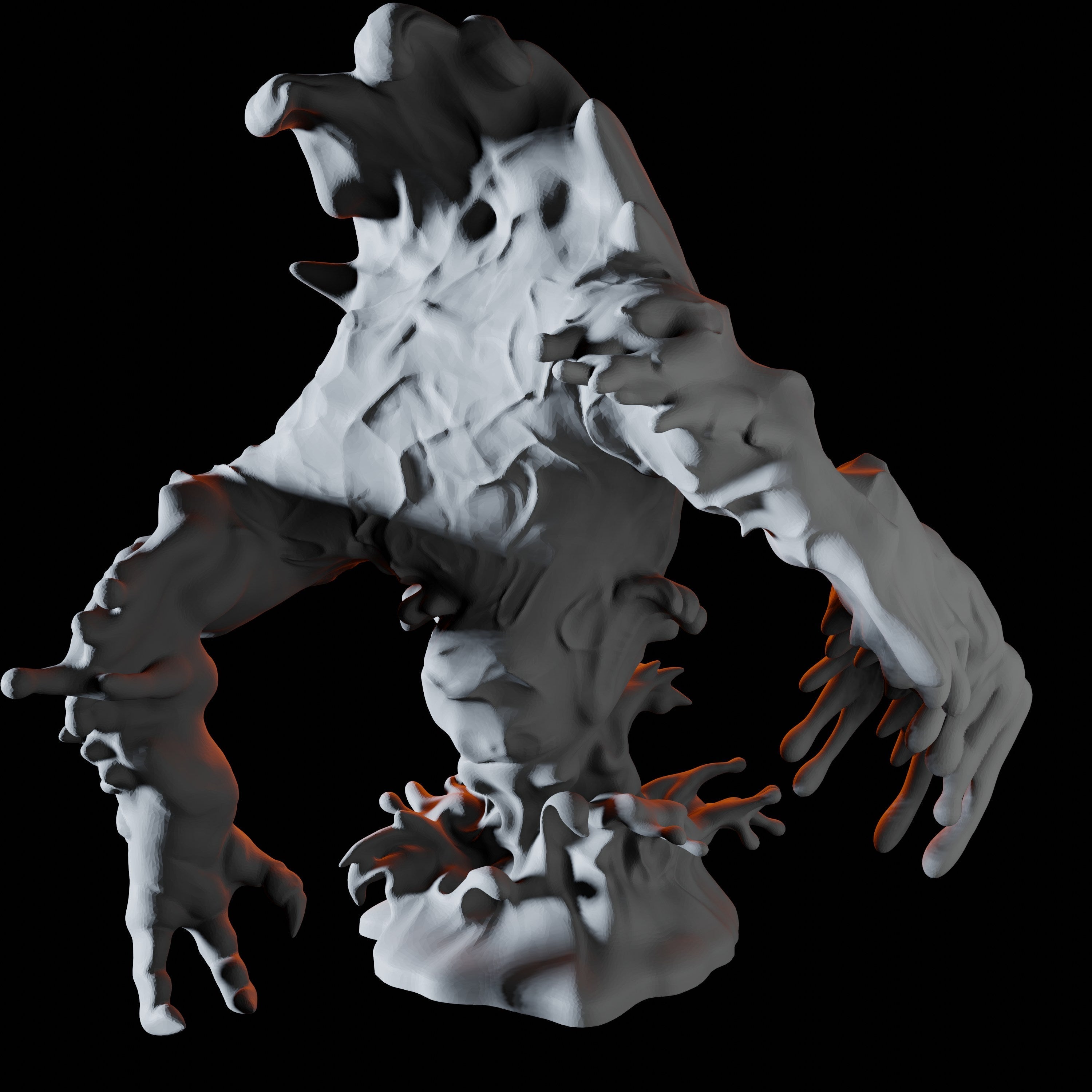 Water Elemental C Miniature for Dungeons and Dragons, Pathfinder or other TTRPGs