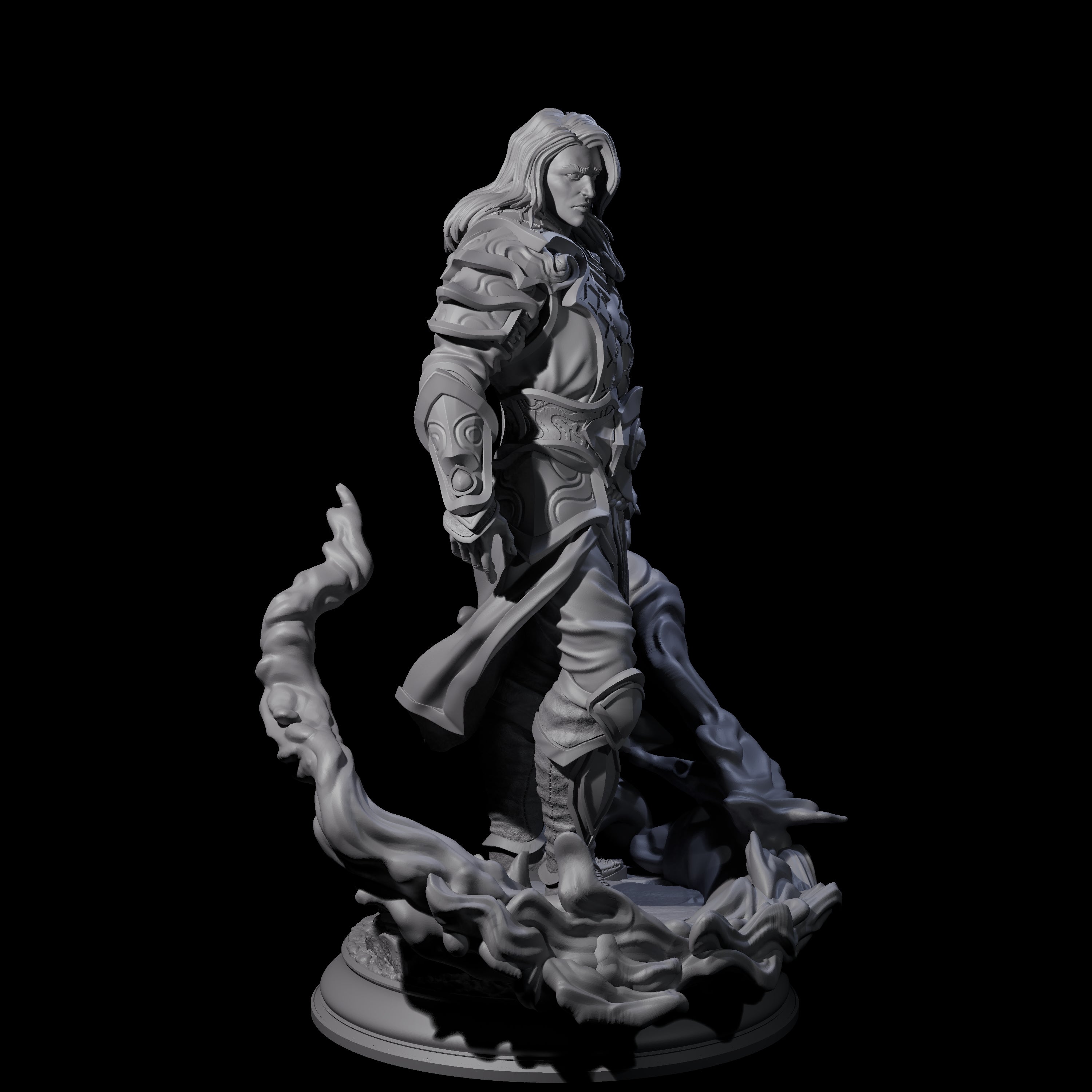 Water Elemental Mage Miniature for Dungeons and Dragons, Pathfinder or other TTRPGs