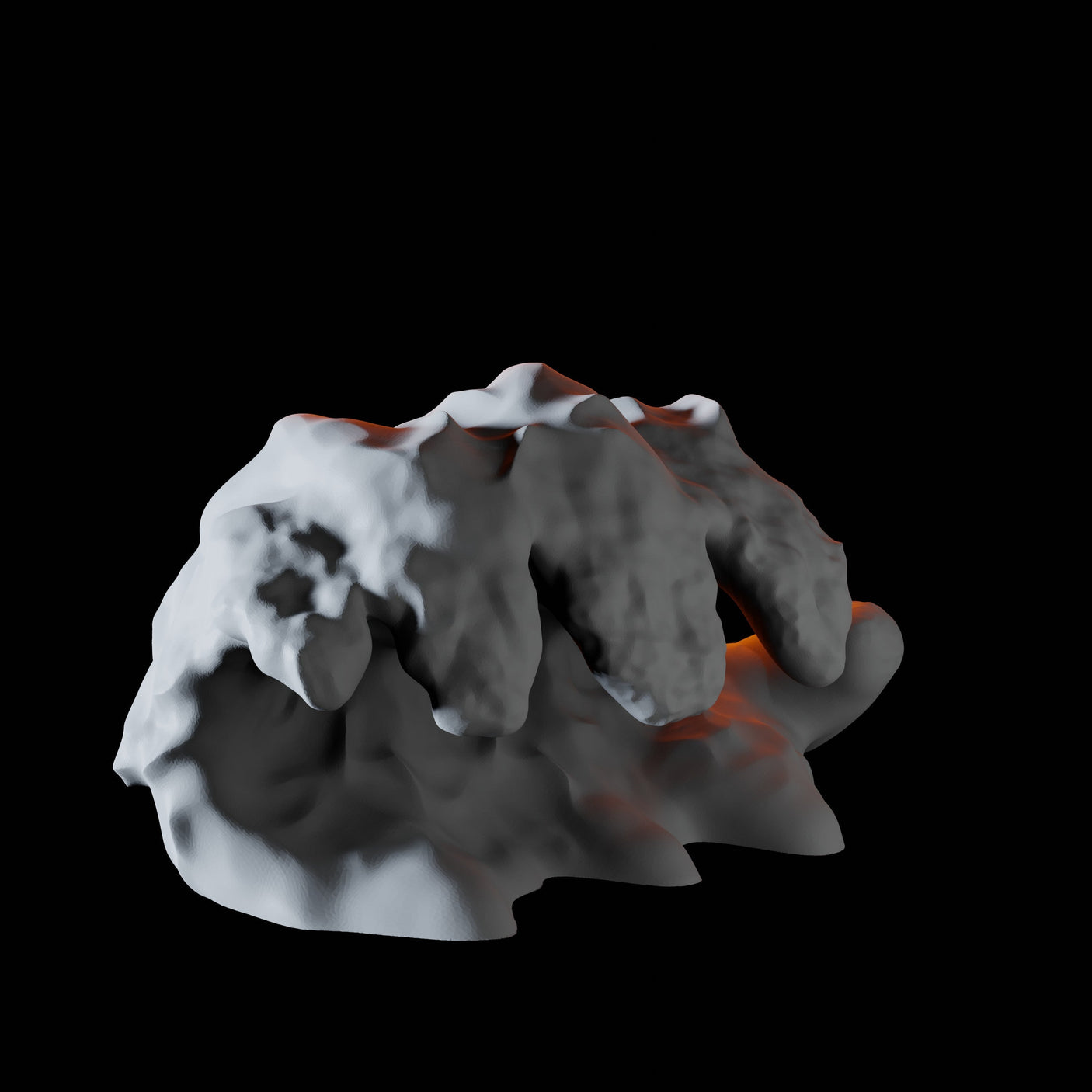 Water Hand Miniature for Dungeons and Dragons, Pathfinder or other TTRPGs