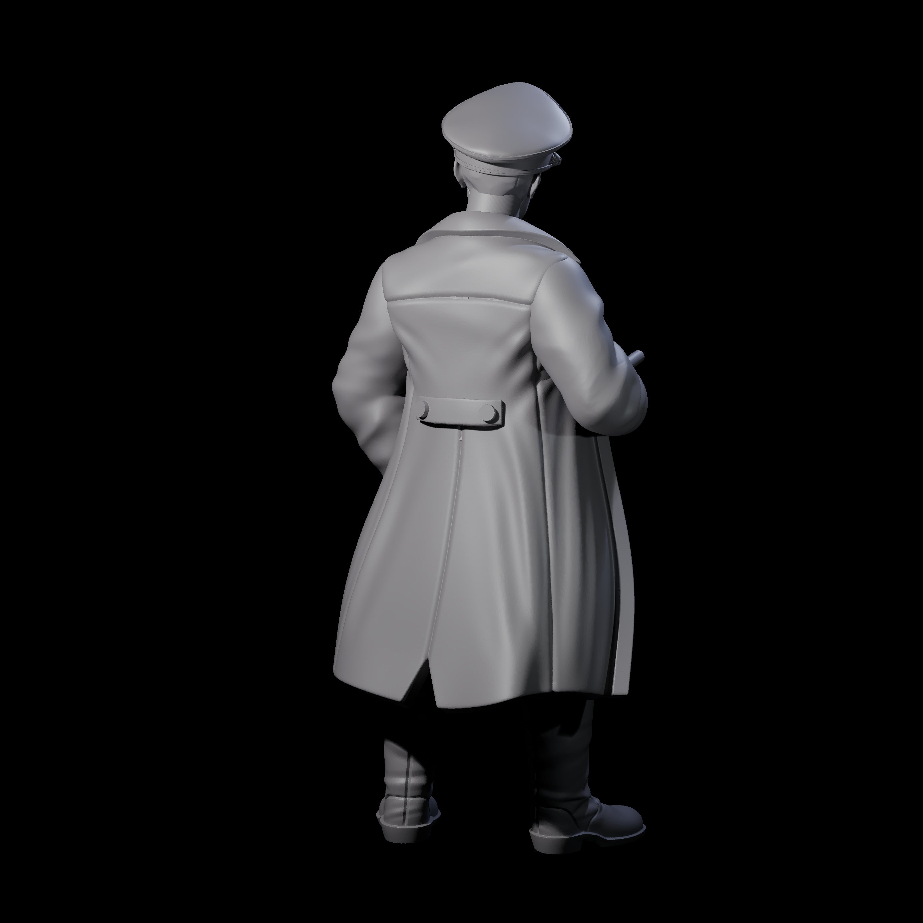 Weird War German Calculating Officer B Miniature for Dungeons and Dragons, Pathfinder or other TTRPGs