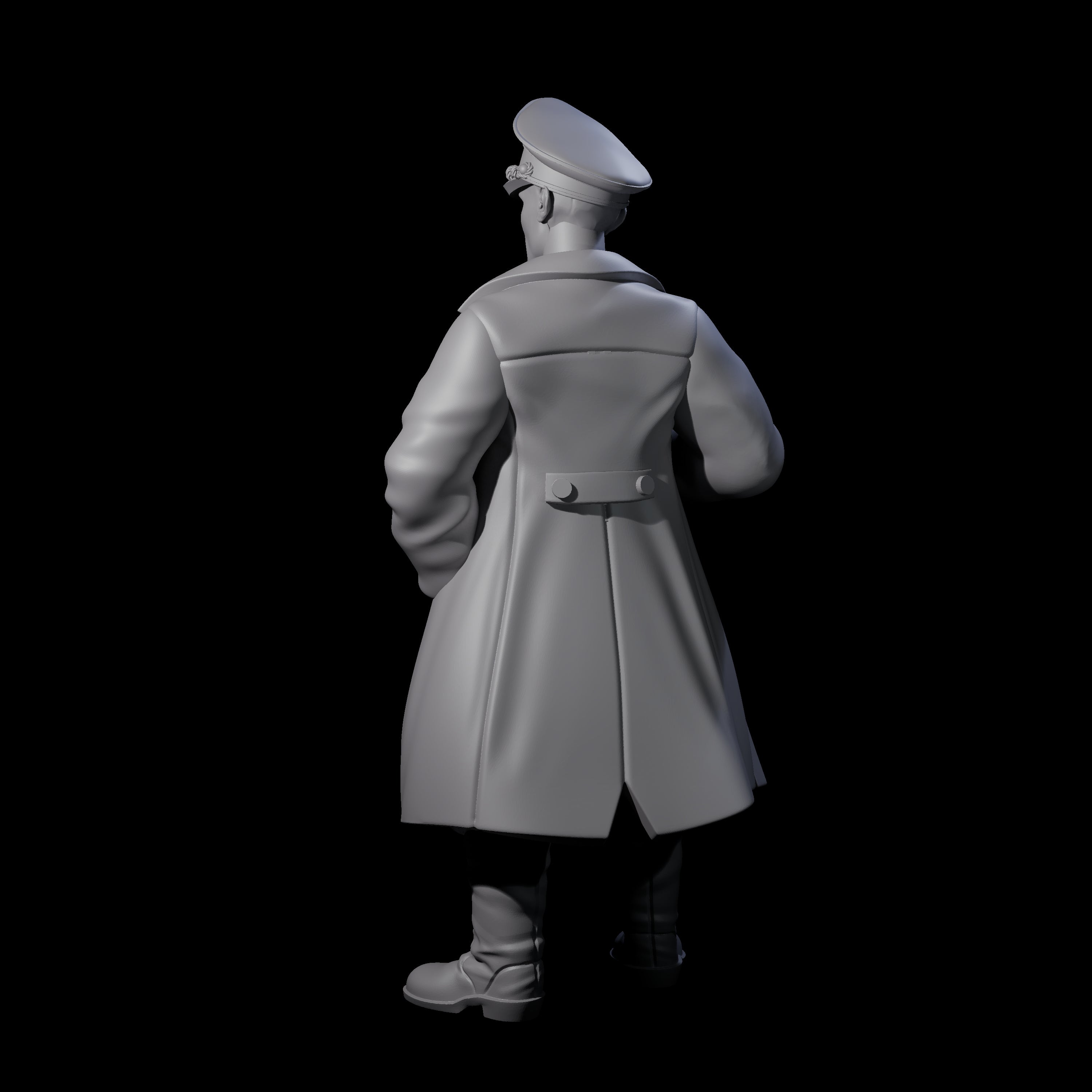 Weird War German Calculating Officer B Miniature for Dungeons and Dragons, Pathfinder or other TTRPGs