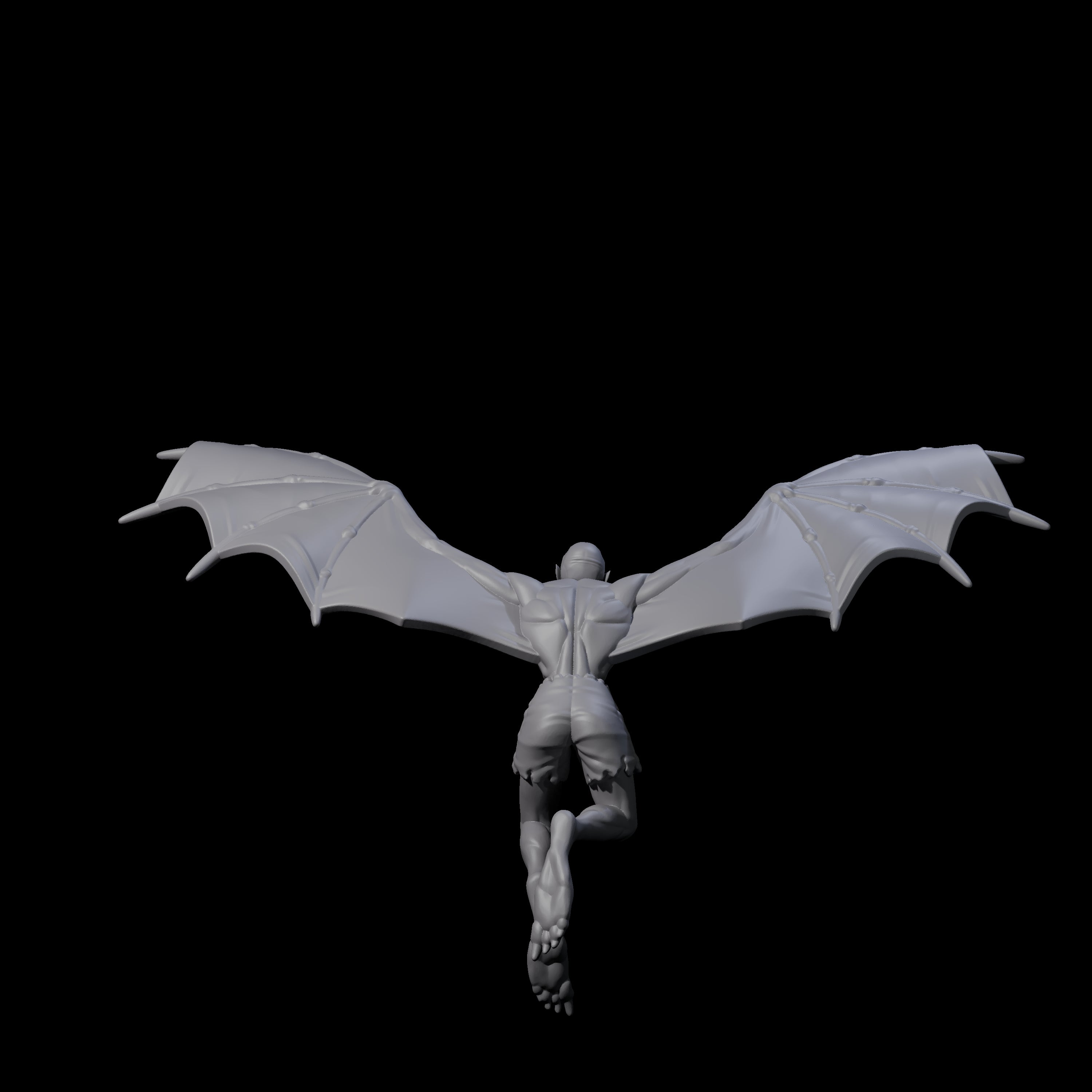 Weird War German Flapping Vampire Spawn B Miniature for Dungeons and Dragons, Pathfinder or other TTRPGs