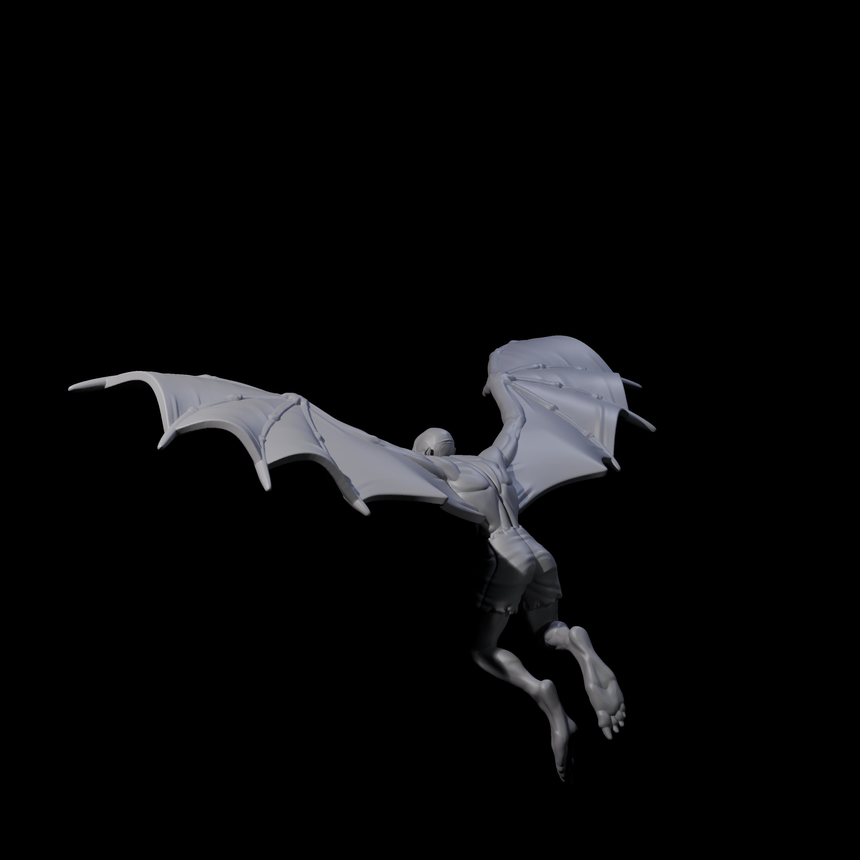 Weird War German Flapping Vampire Spawn B Miniature for Dungeons and Dragons, Pathfinder or other TTRPGs