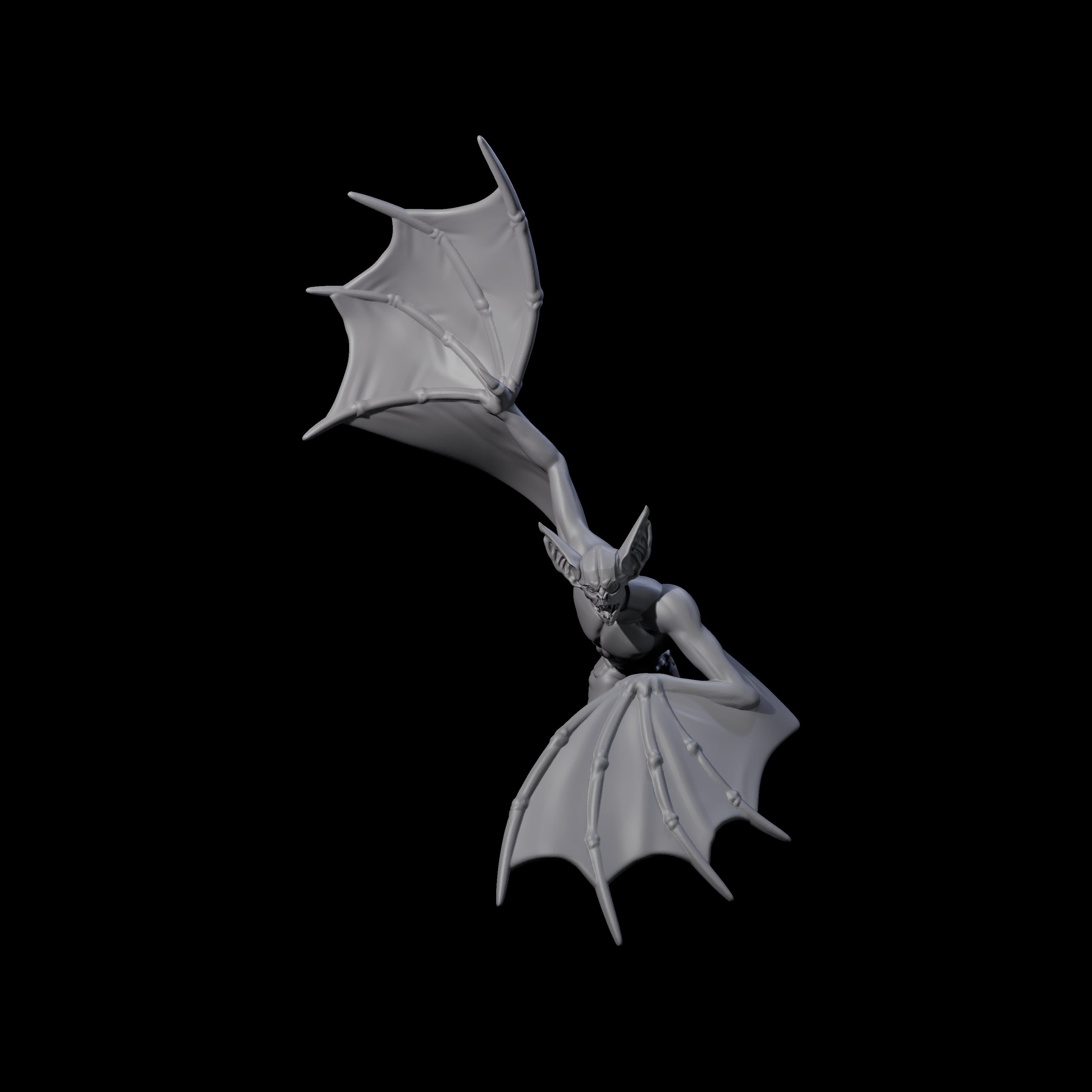 Weird War German Flapping Vampire Spawn Miniature for Dungeons and Dragons, Pathfinder or other TTRPGs