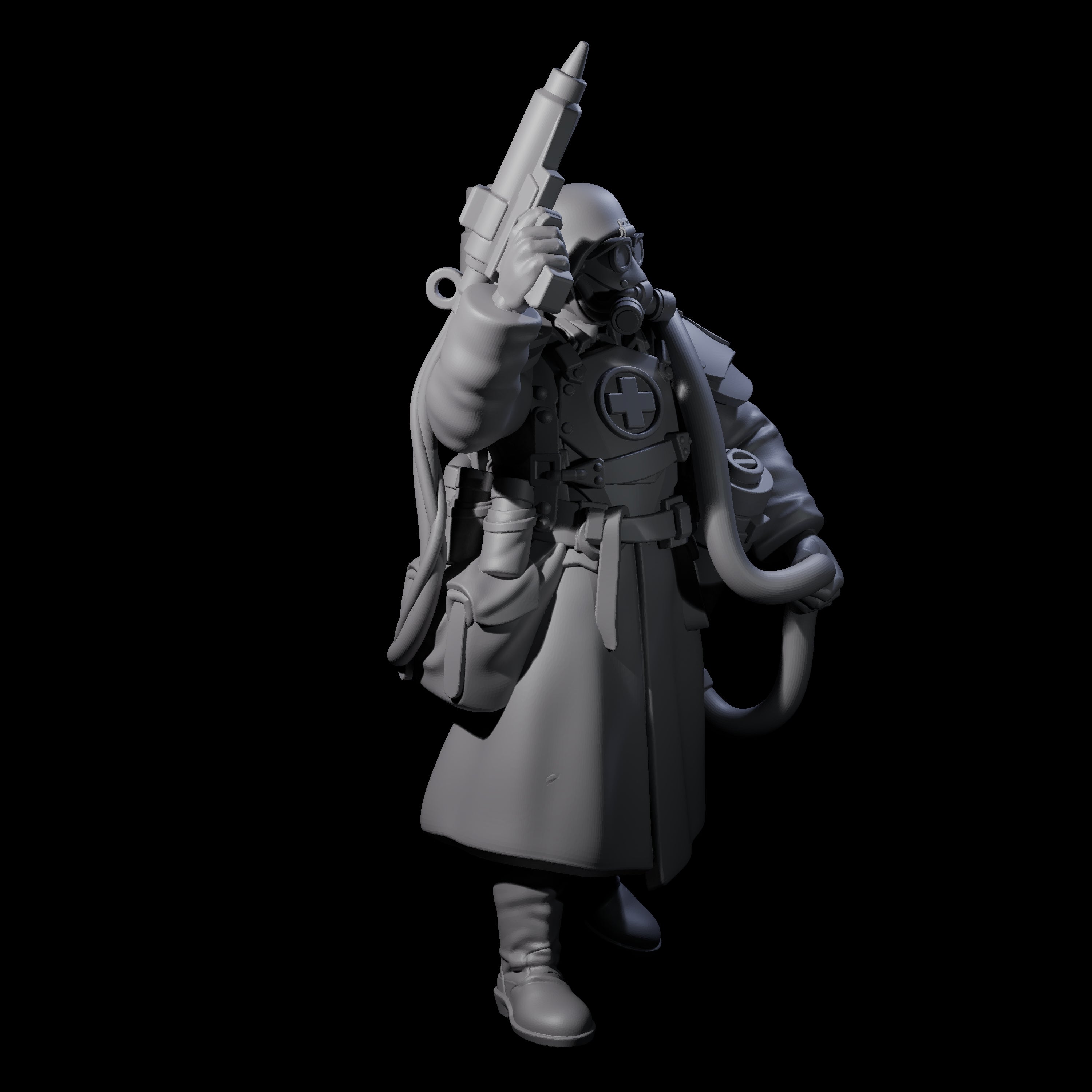 Weird War German Life Giving Medic Miniature for Dungeons and Dragons, Pathfinder or other TTRPGs