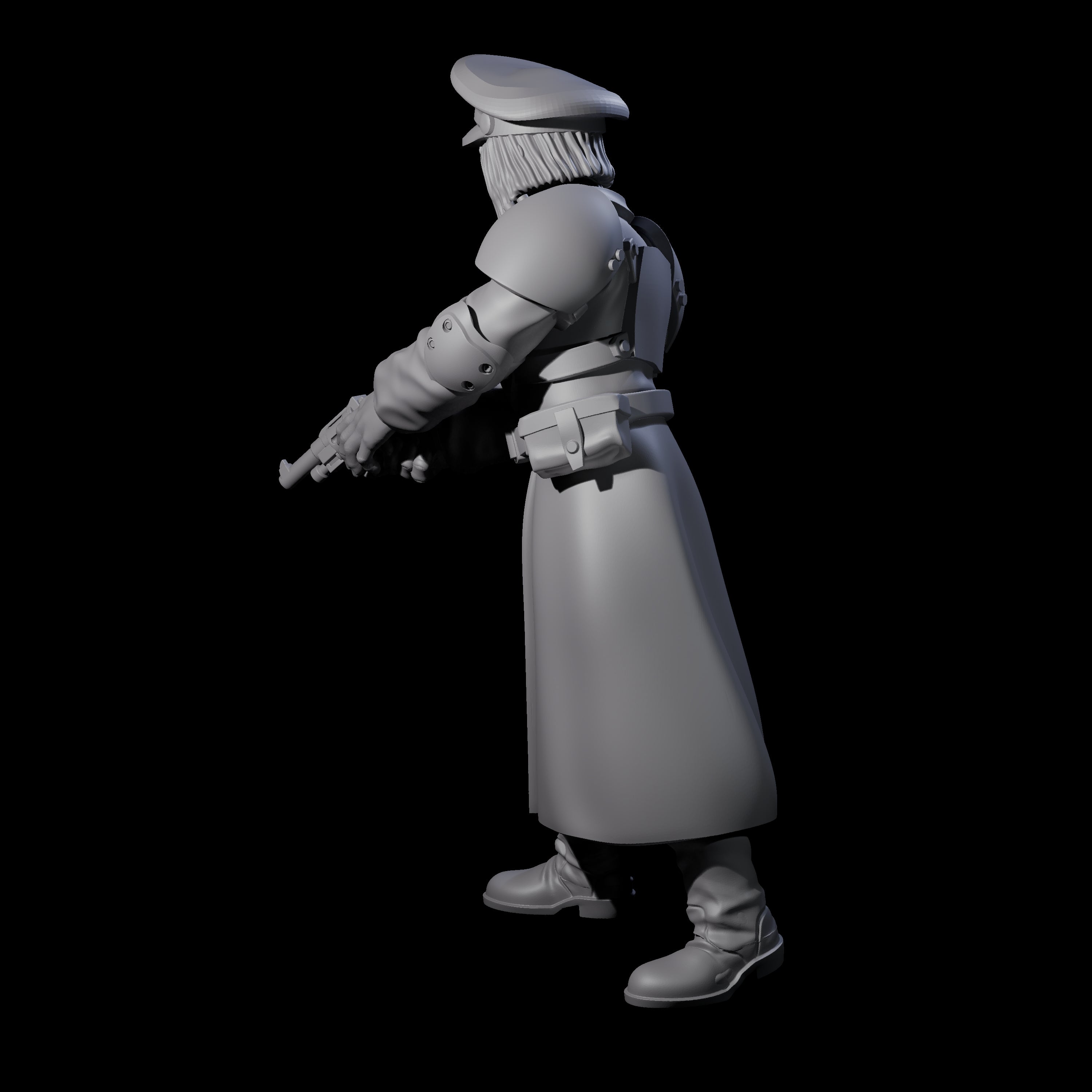 Weird War Soviet Stern NCO A Miniature for Dungeons and Dragons, Pathfinder or other TTRPGs