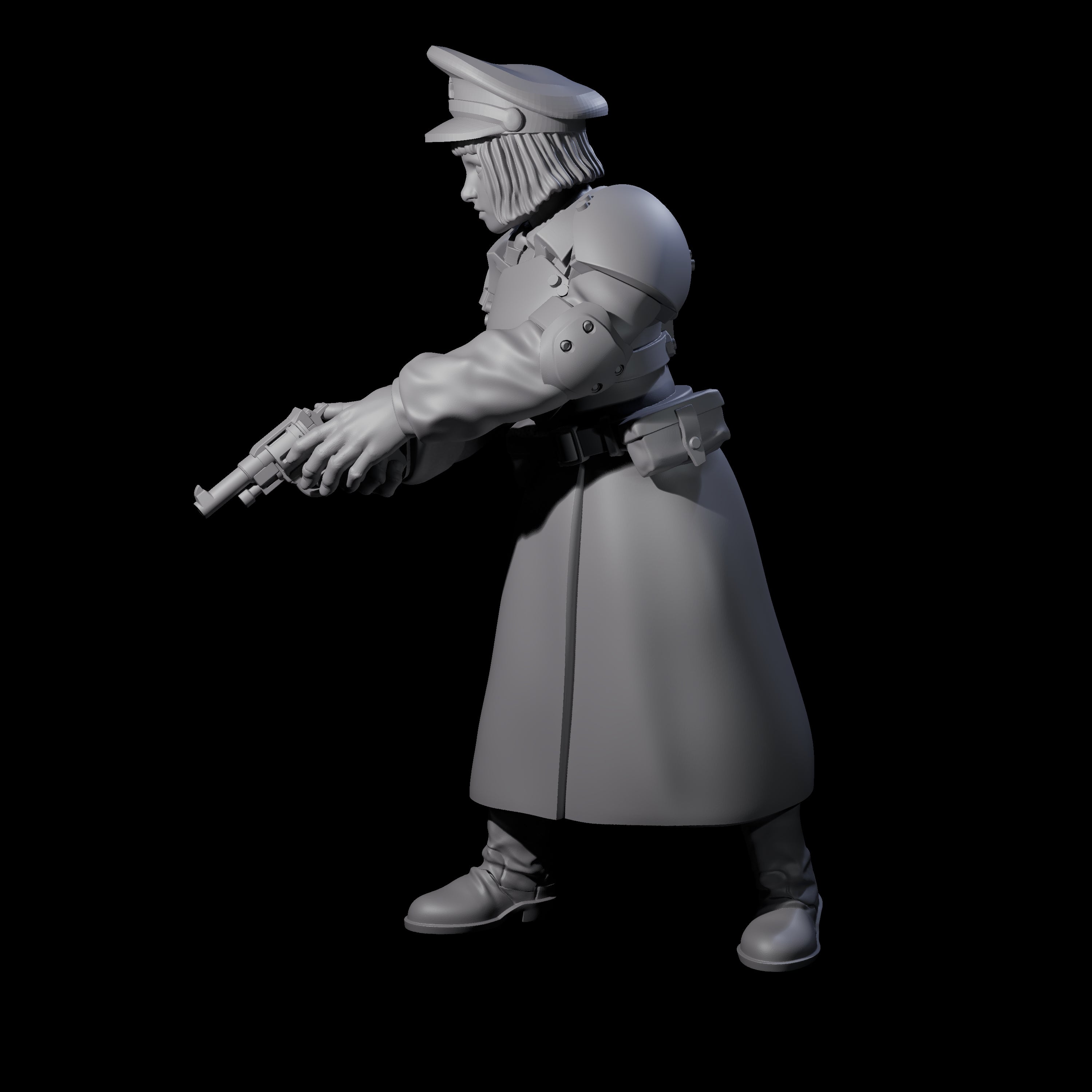 Weird War Soviet Stern NCO A Miniature for Dungeons and Dragons, Pathfinder or other TTRPGs