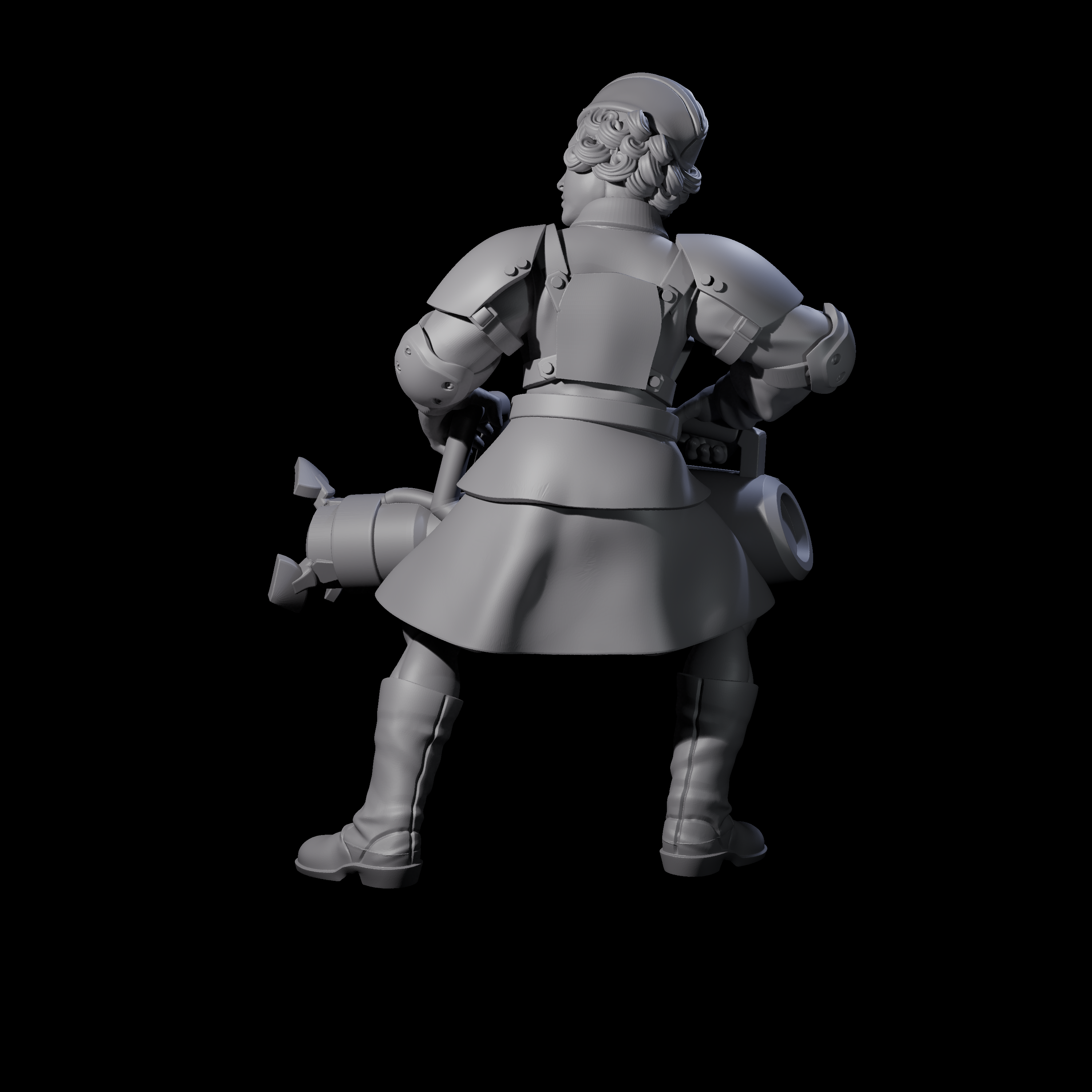 Weird War Soviet Vibrating Sound Cannoneer B Miniature for Dungeons and Dragons, Pathfinder or other TTRPGs