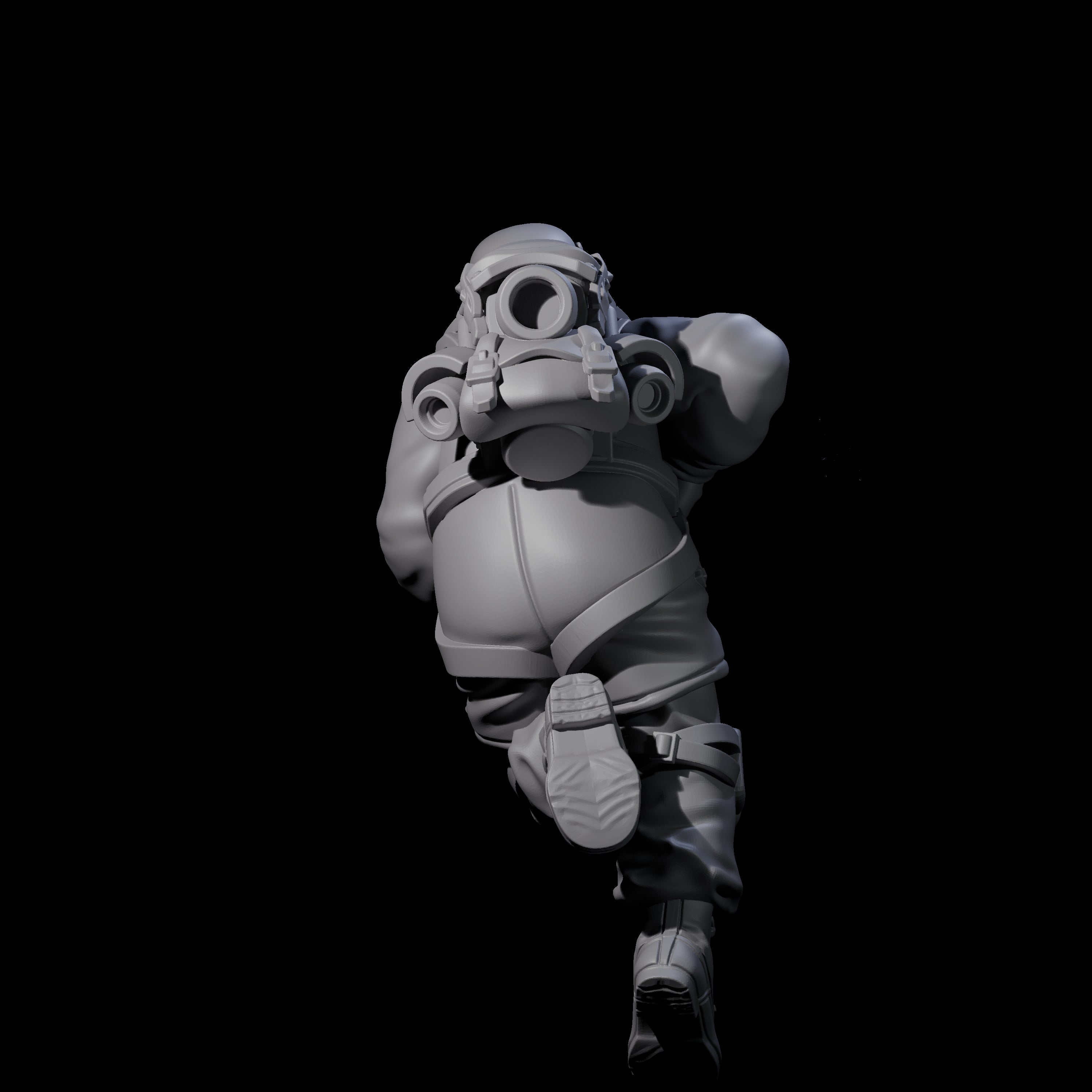 Weird War Tactical German Soldier D Miniature for Dungeons and Dragons, Pathfinder or other TTRPGs