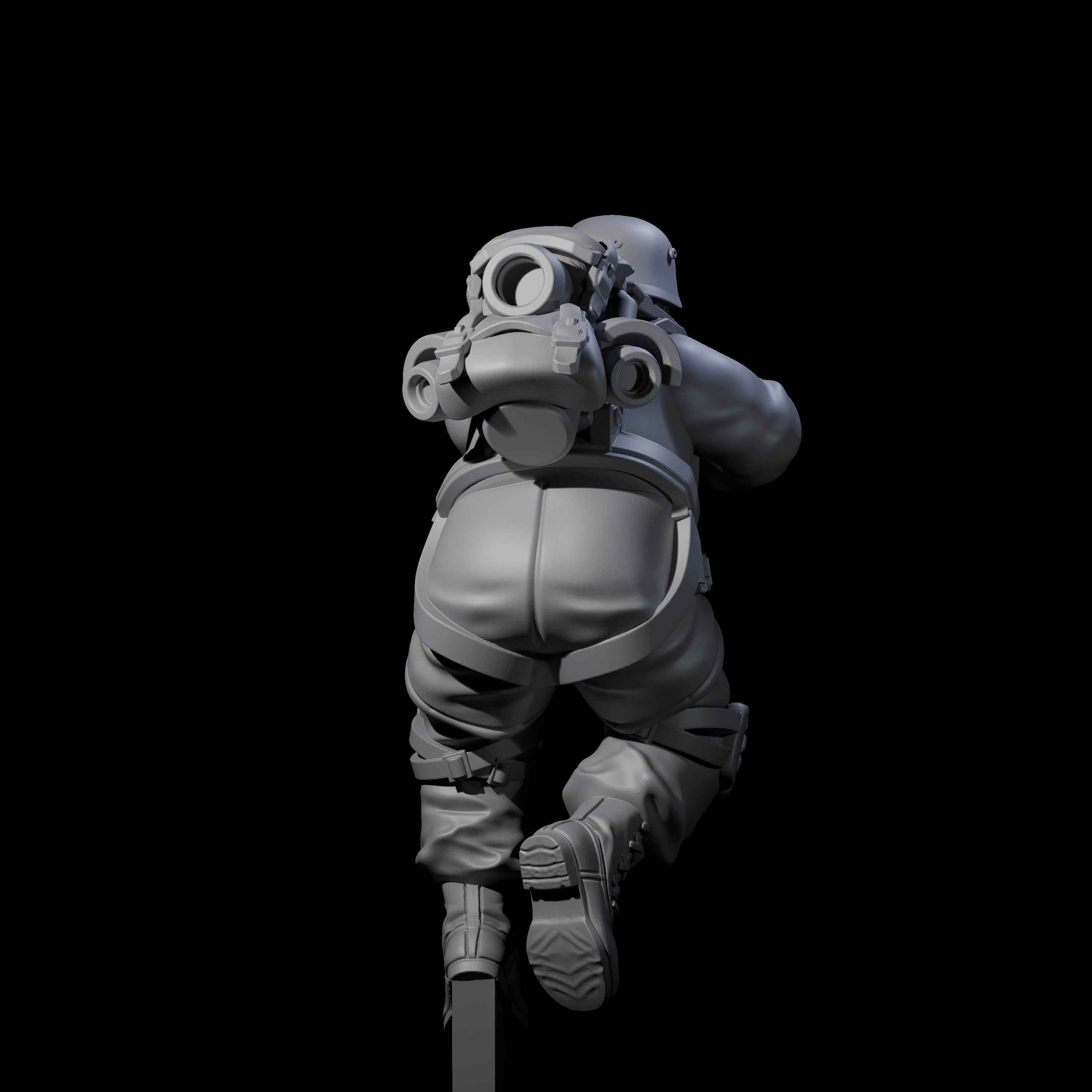 Weird War Tactical German Soldier E Miniature for Dungeons and Dragons, Pathfinder or other TTRPGs