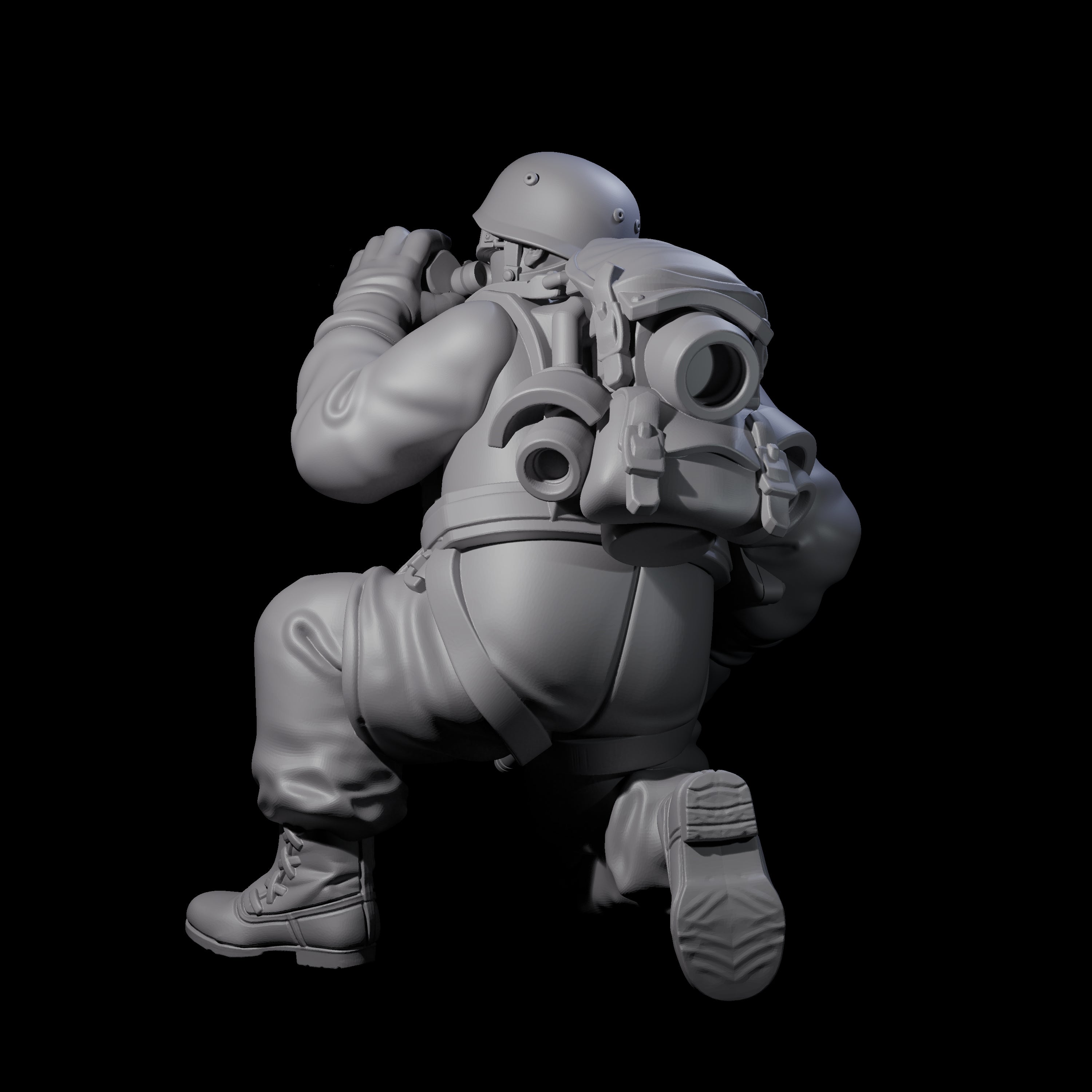 Weird War Tactical German Soldier G Miniature for Dungeons and Dragons, Pathfinder or other TTRPGs