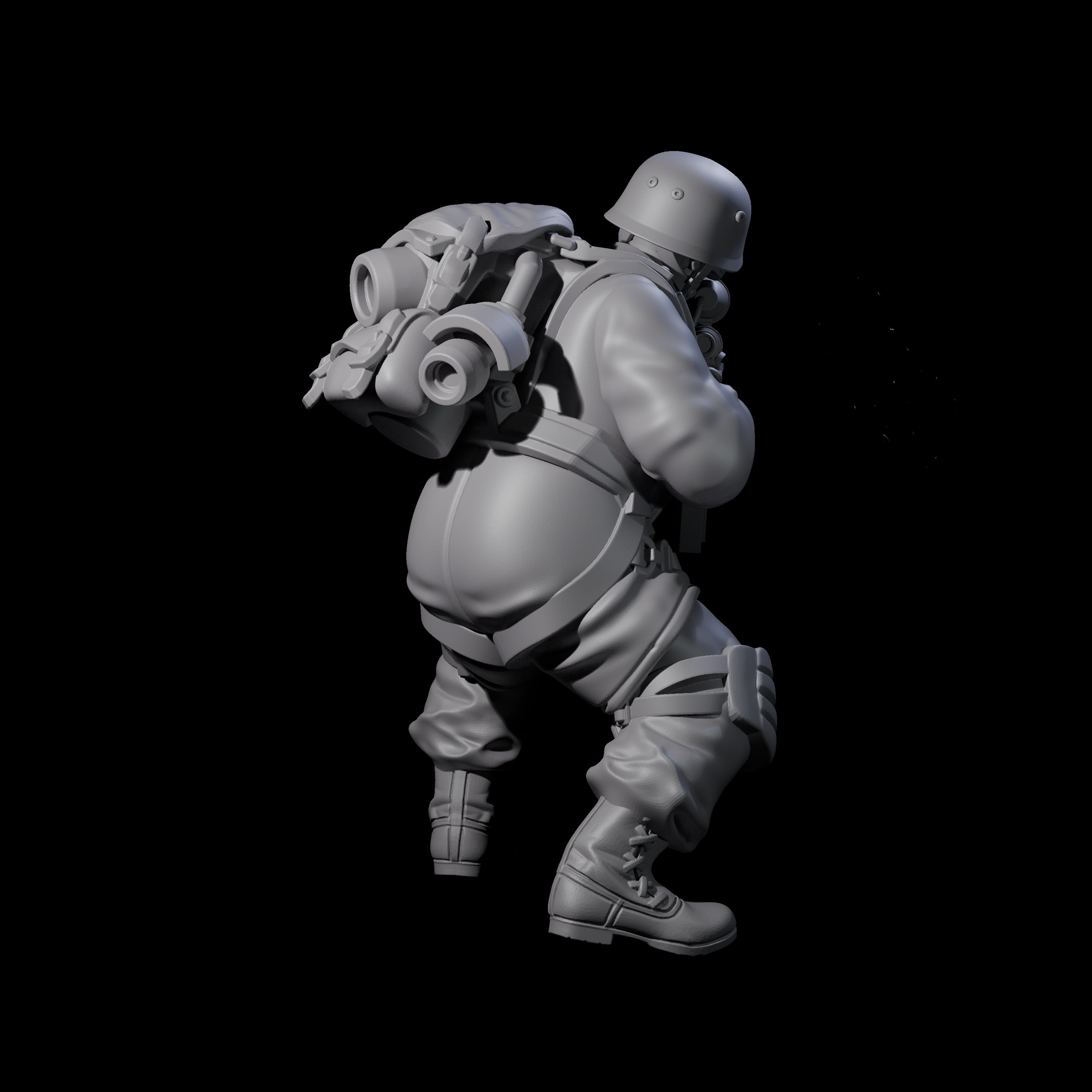 Weird War Tactical German Soldier I Miniature for Dungeons and Dragons, Pathfinder or other TTRPGs