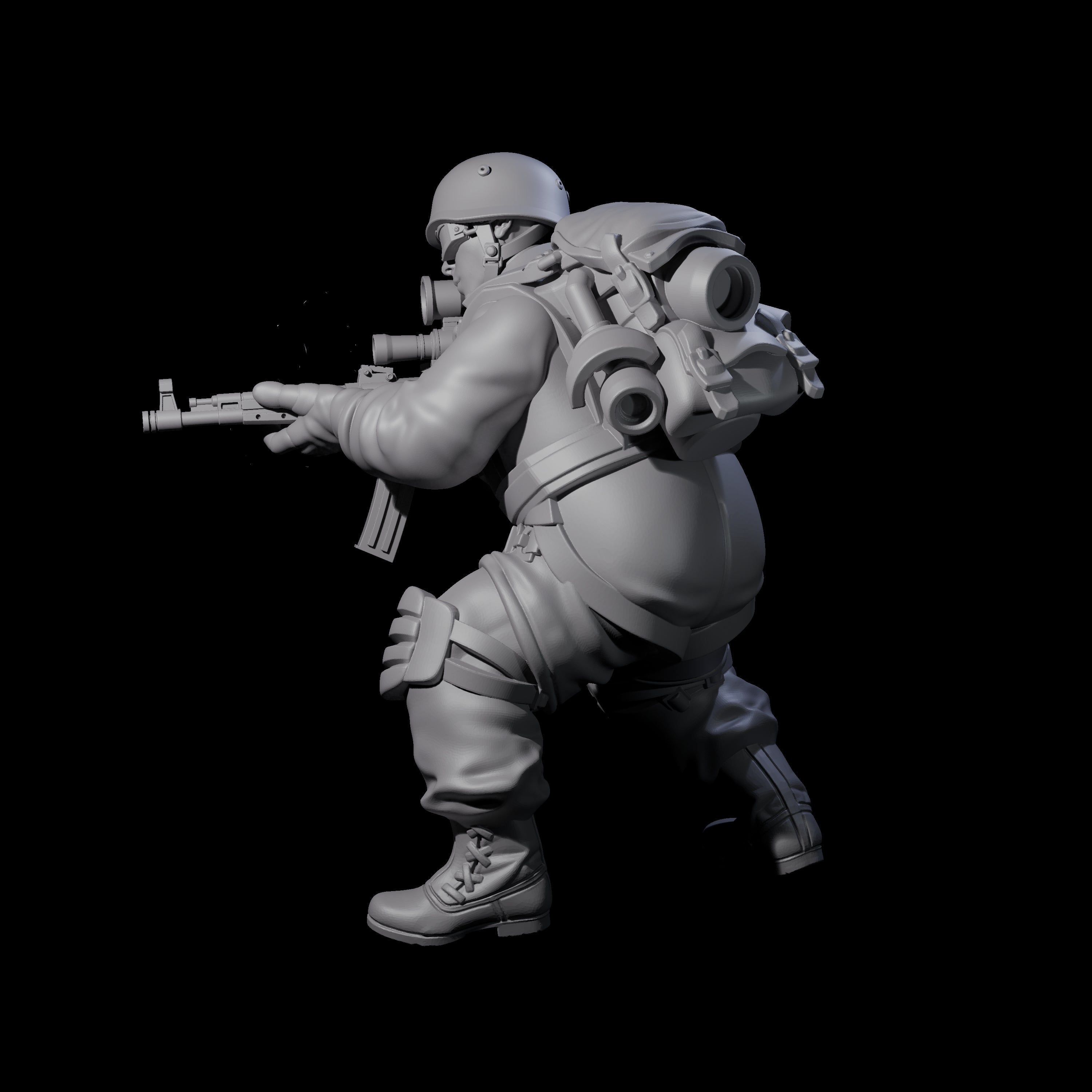 Weird War Tactical German Soldier I Miniature for Dungeons and Dragons, Pathfinder or other TTRPGs