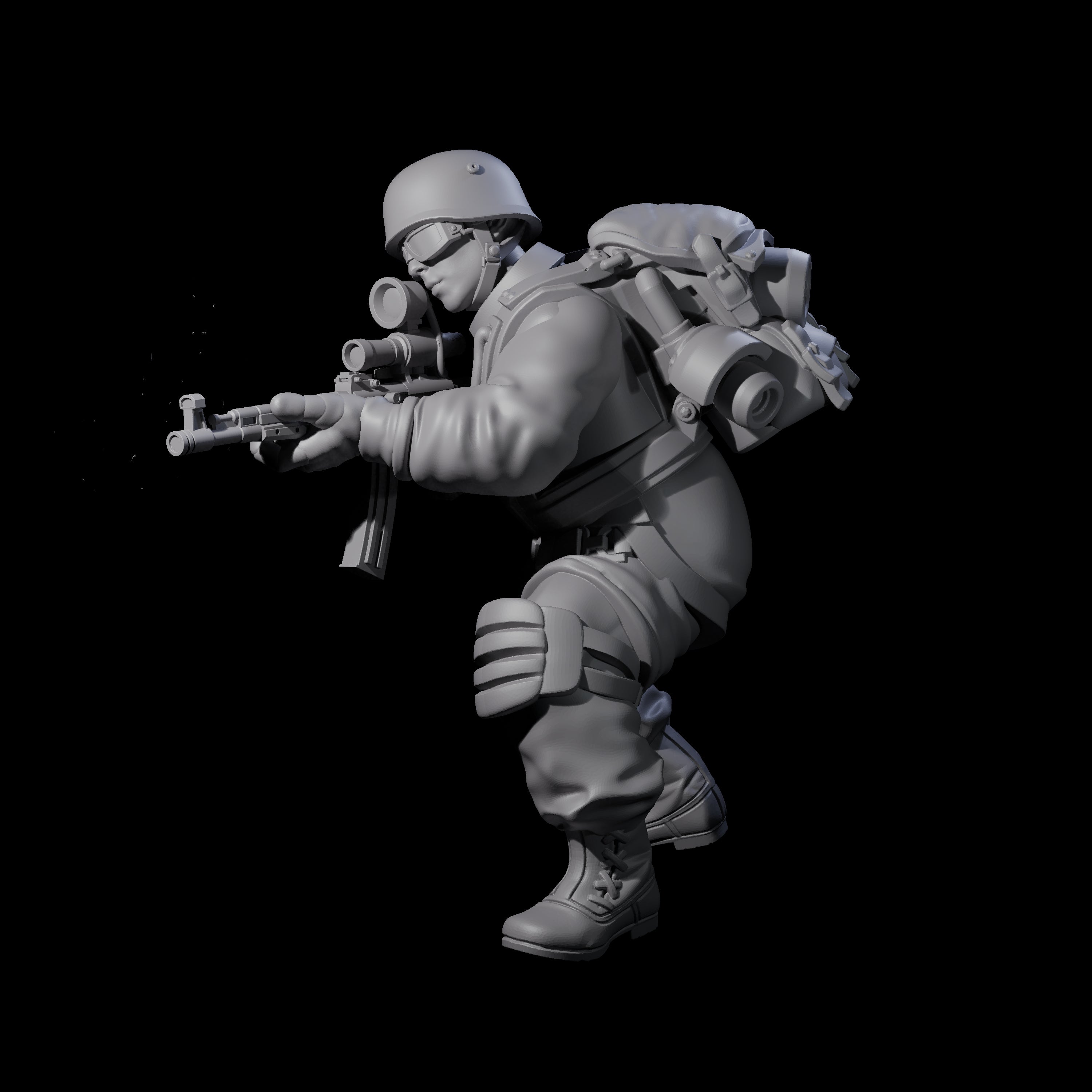 Weird War Tactical German Soldier I Miniature for Dungeons and Dragons, Pathfinder or other TTRPGs
