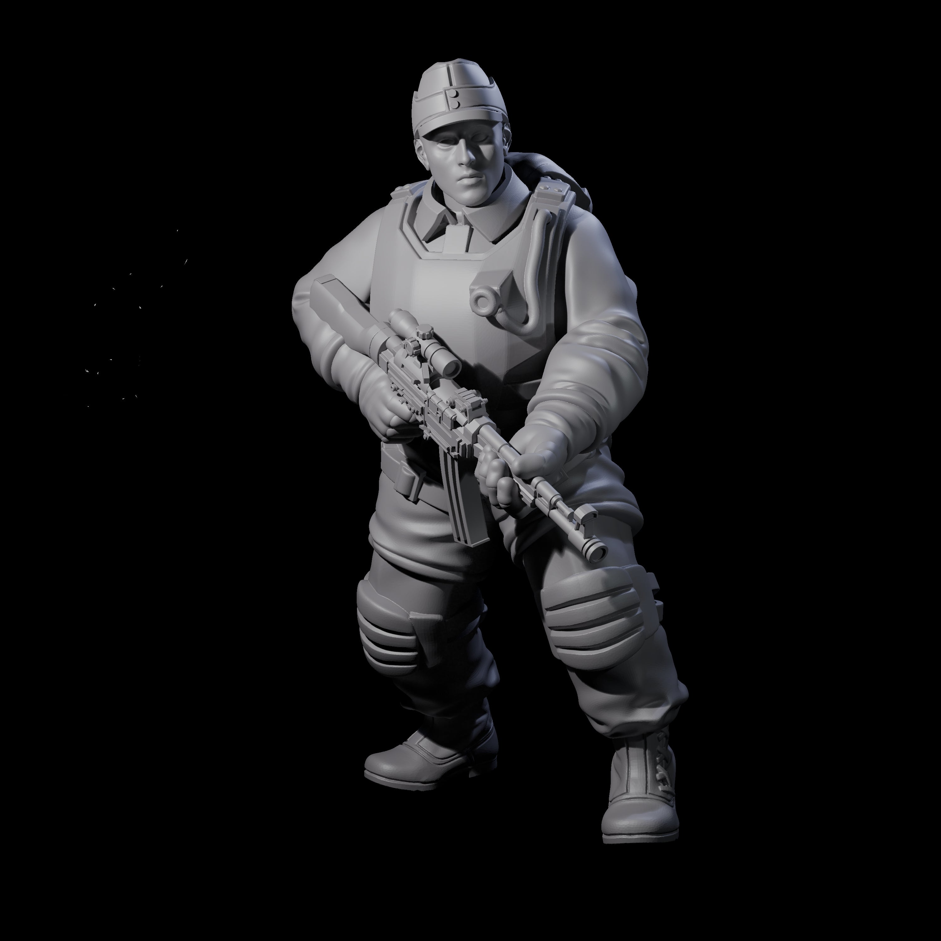 Weird War Tactical German Soldiers Miniature for Dungeons and Dragons, Pathfinder or other TTRPGs