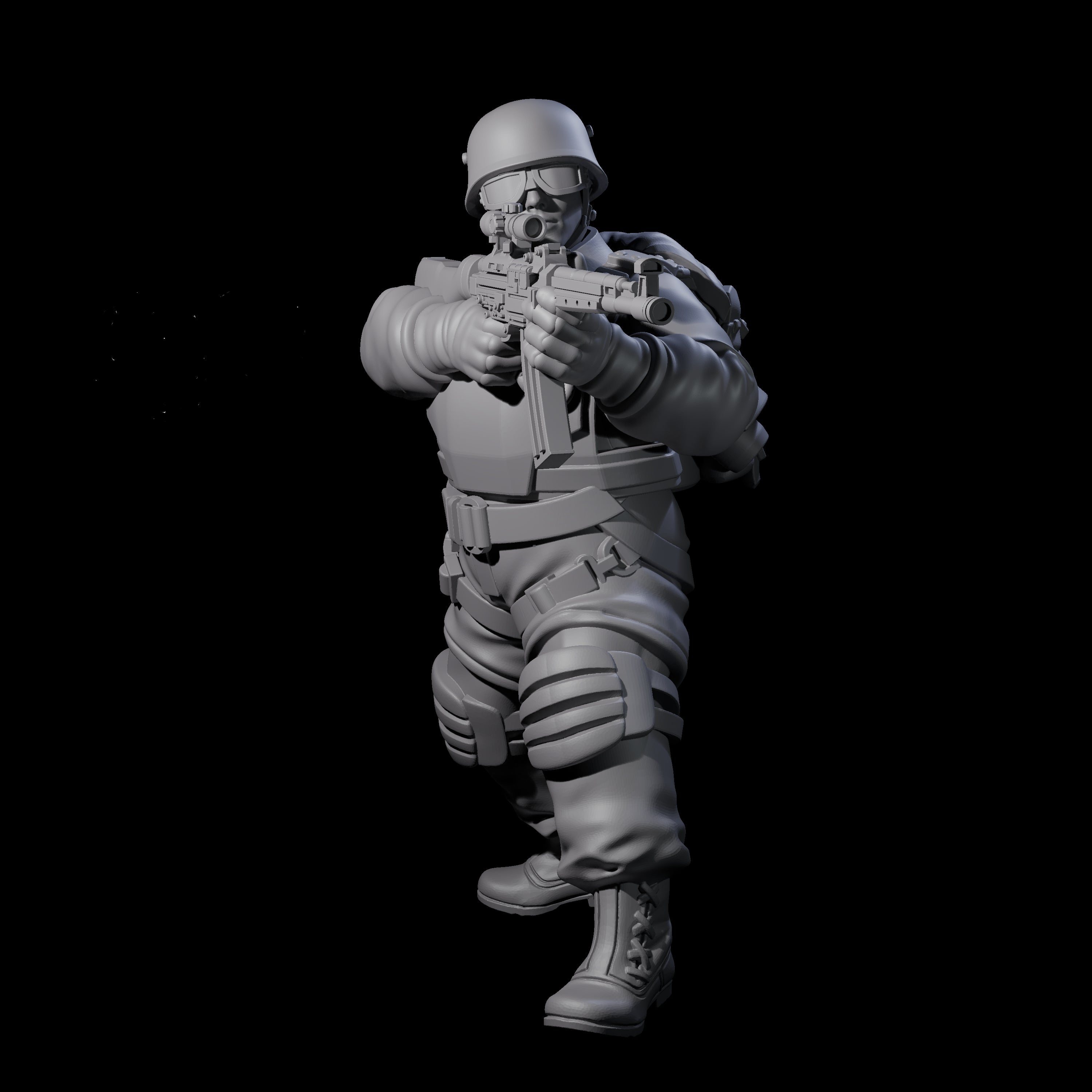 Weird War Tactical German Soldiers Miniature for Dungeons and Dragons, Pathfinder or other TTRPGs