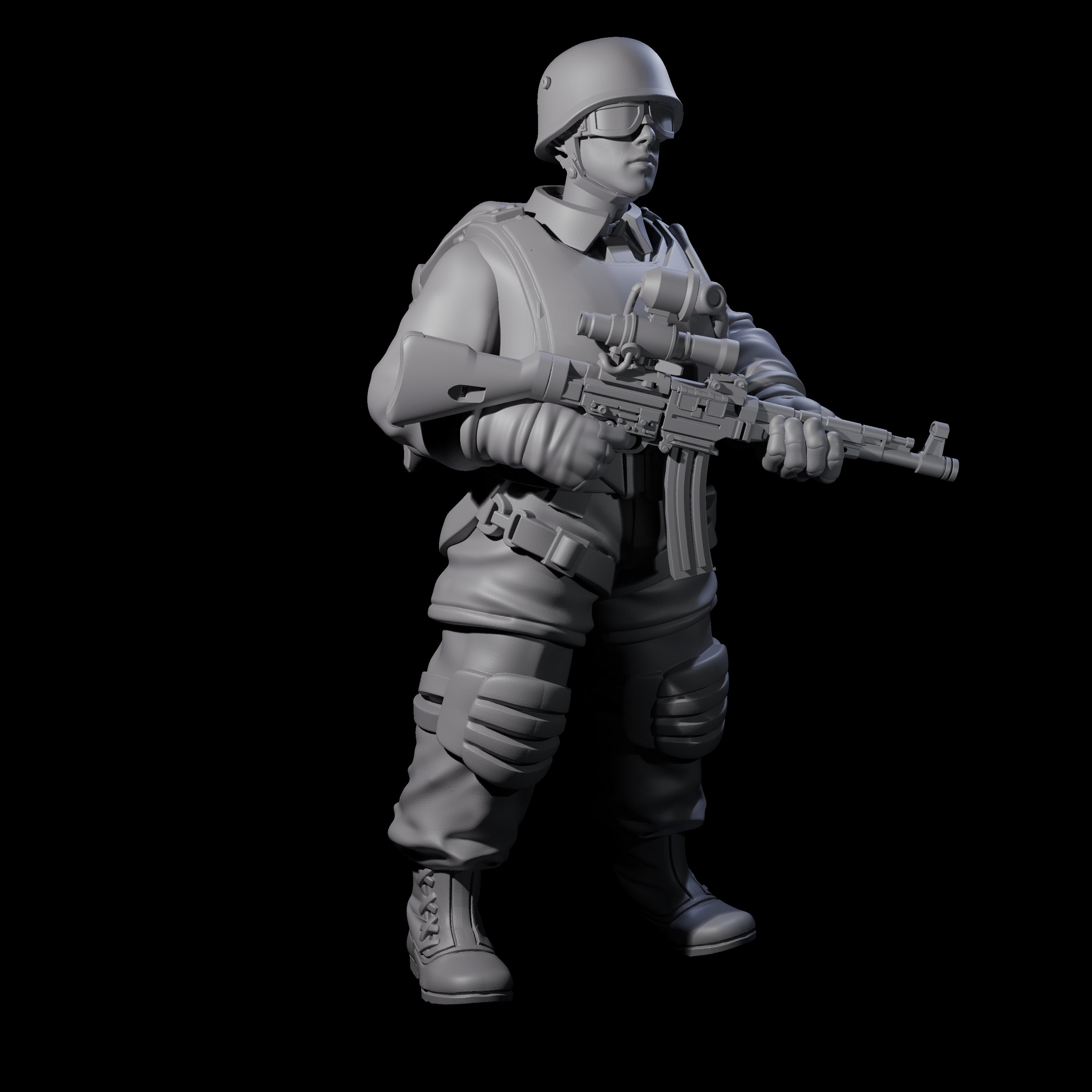 Weird War Tactical German Soldiers Miniature for Dungeons and Dragons, Pathfinder or other TTRPGs