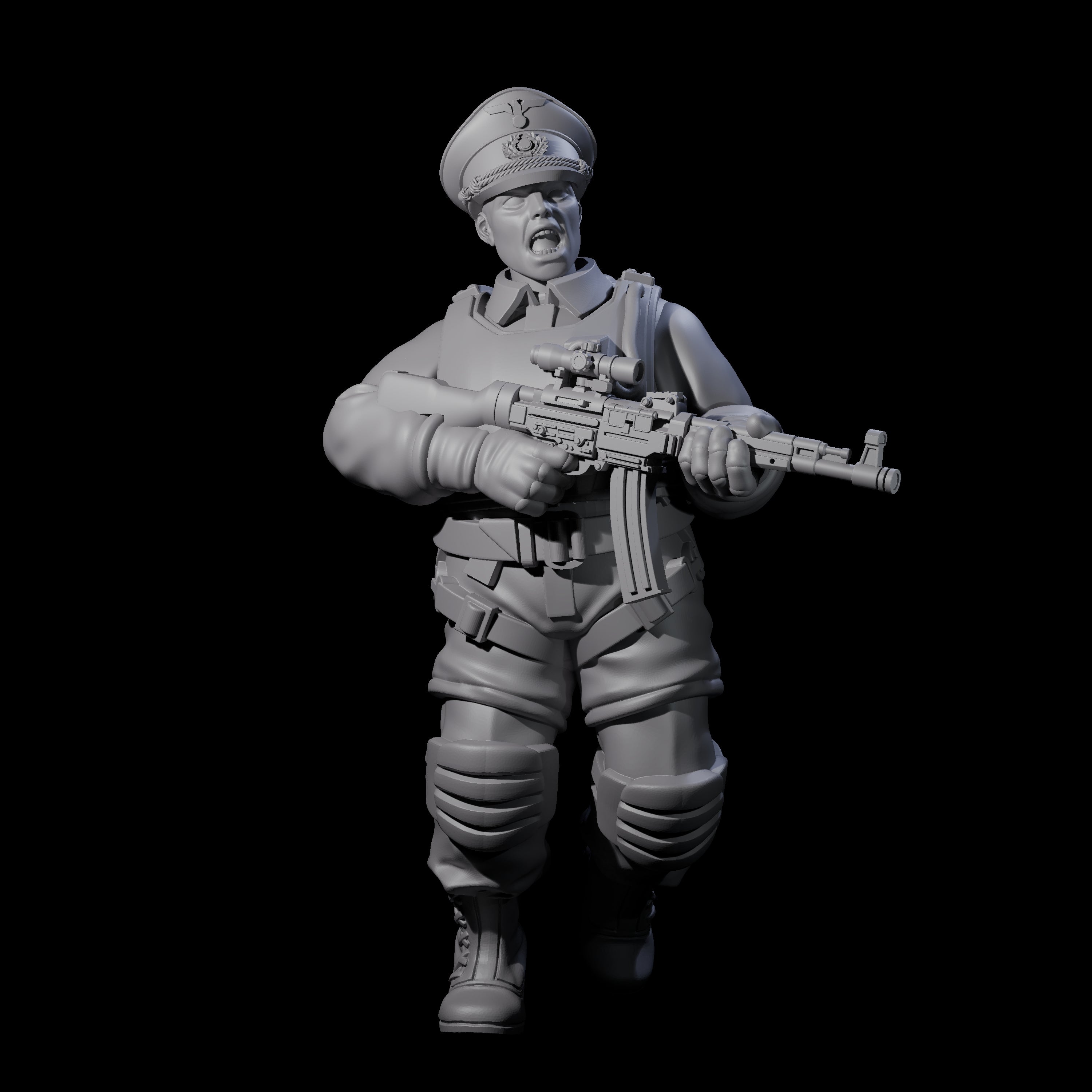 Weird War Tactical German Soldiers Miniature for Dungeons and Dragons, Pathfinder or other TTRPGs