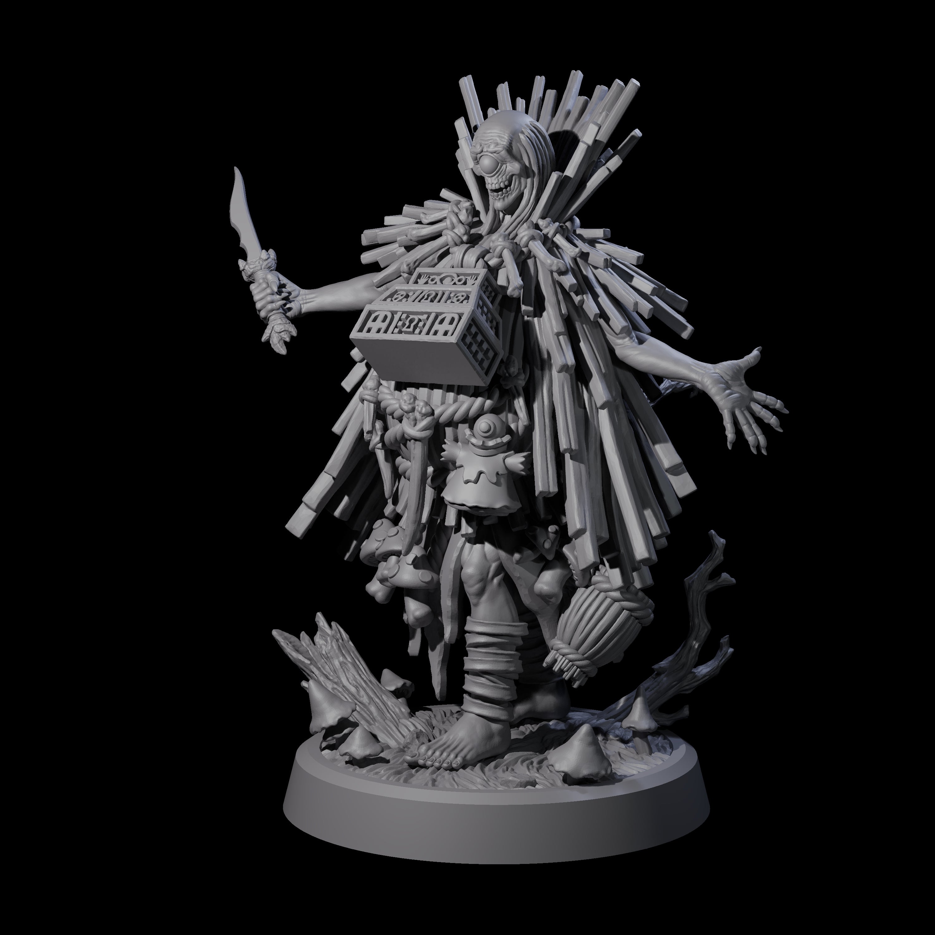 Welcoming Cyclops Hag Miniature for Dungeons and Dragons, Pathfinder or other TTRPGs