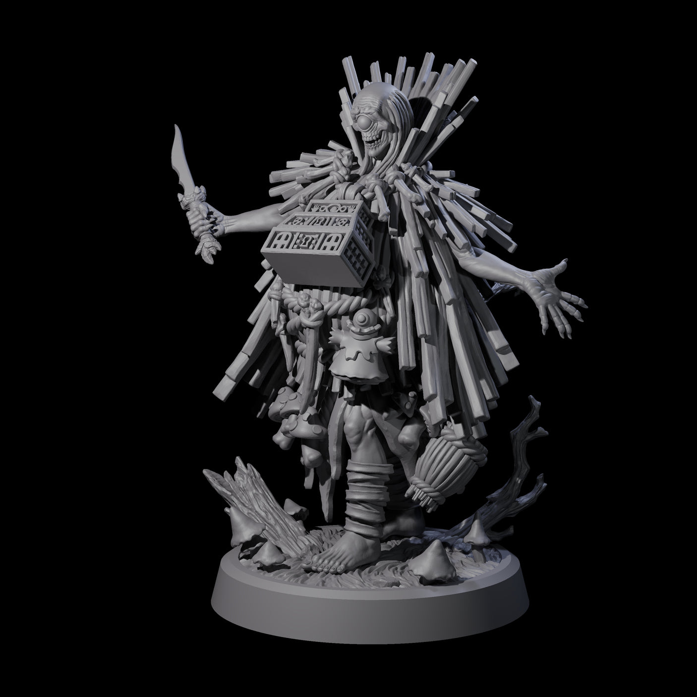 Welcoming Cyclops Hag Miniature for Dungeons and Dragons, Pathfinder or other TTRPGs