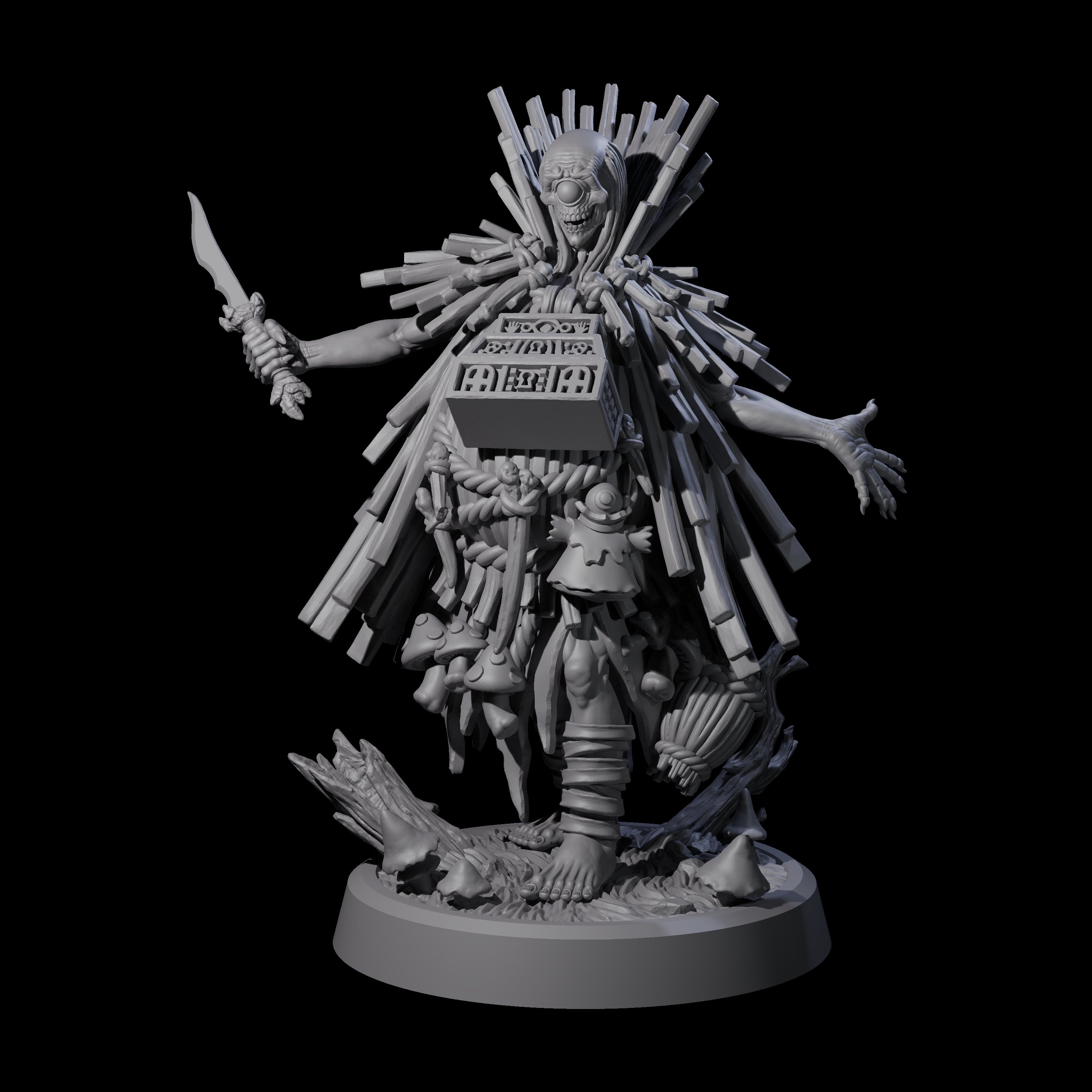Welcoming Cyclops Hag Miniature for Dungeons and Dragons, Pathfinder or other TTRPGs
