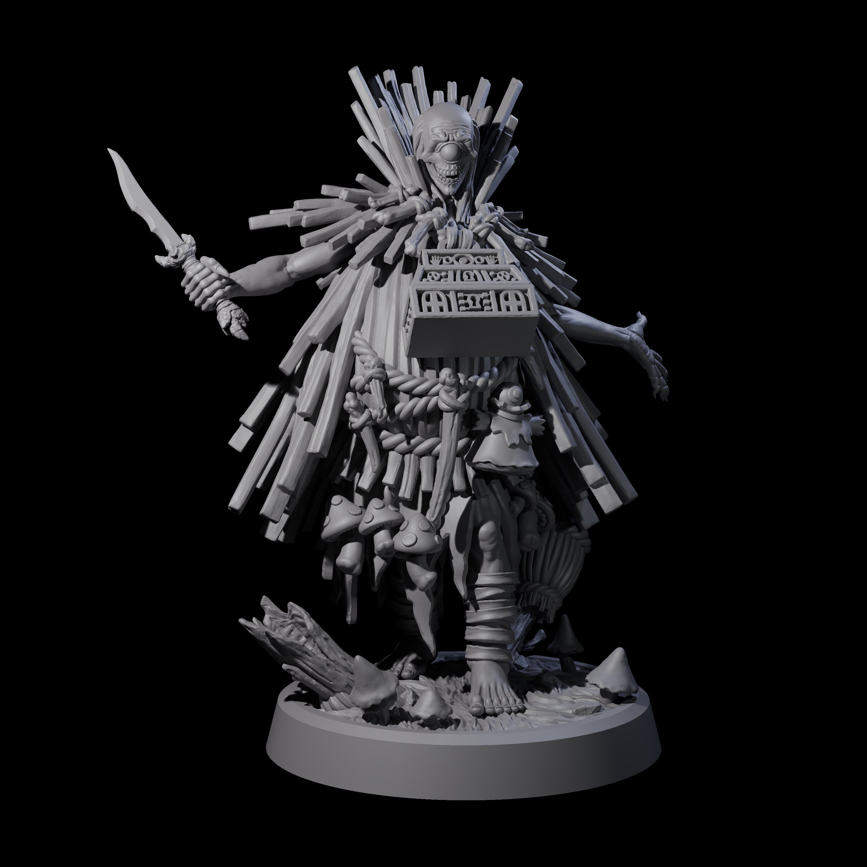 Welcoming Cyclops Hag Miniature for Dungeons and Dragons, Pathfinder or other TTRPGs