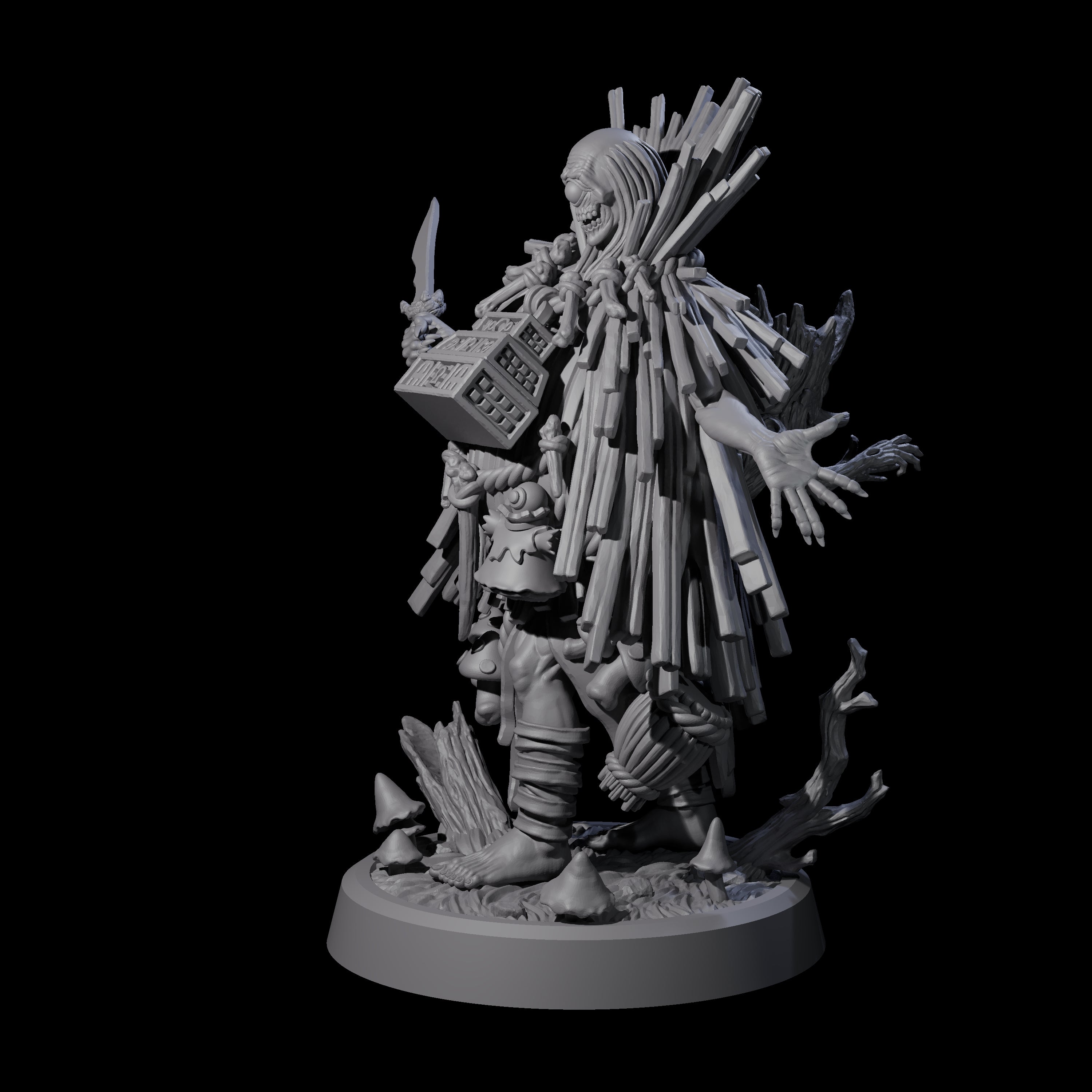 Welcoming Cyclops Hag Miniature for Dungeons and Dragons, Pathfinder or other TTRPGs