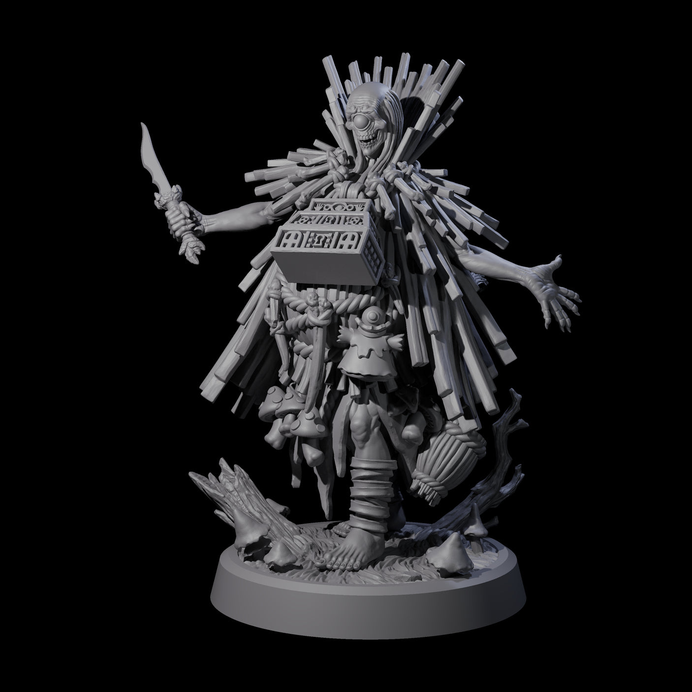 Welcoming Cyclops Hag Miniature for Dungeons and Dragons, Pathfinder or other TTRPGs