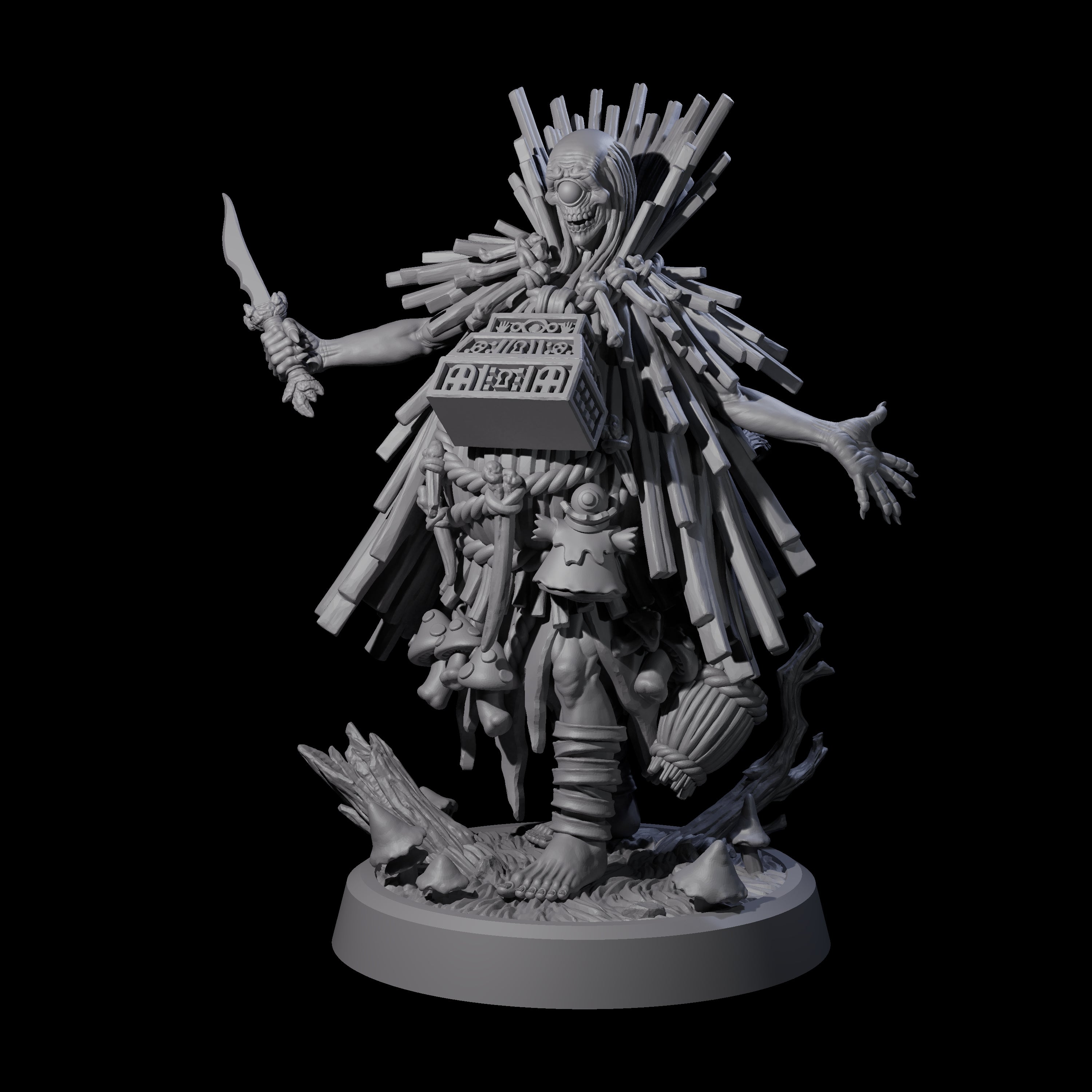 Welcoming Cyclops Hag Miniature for Dungeons and Dragons, Pathfinder or other TTRPGs