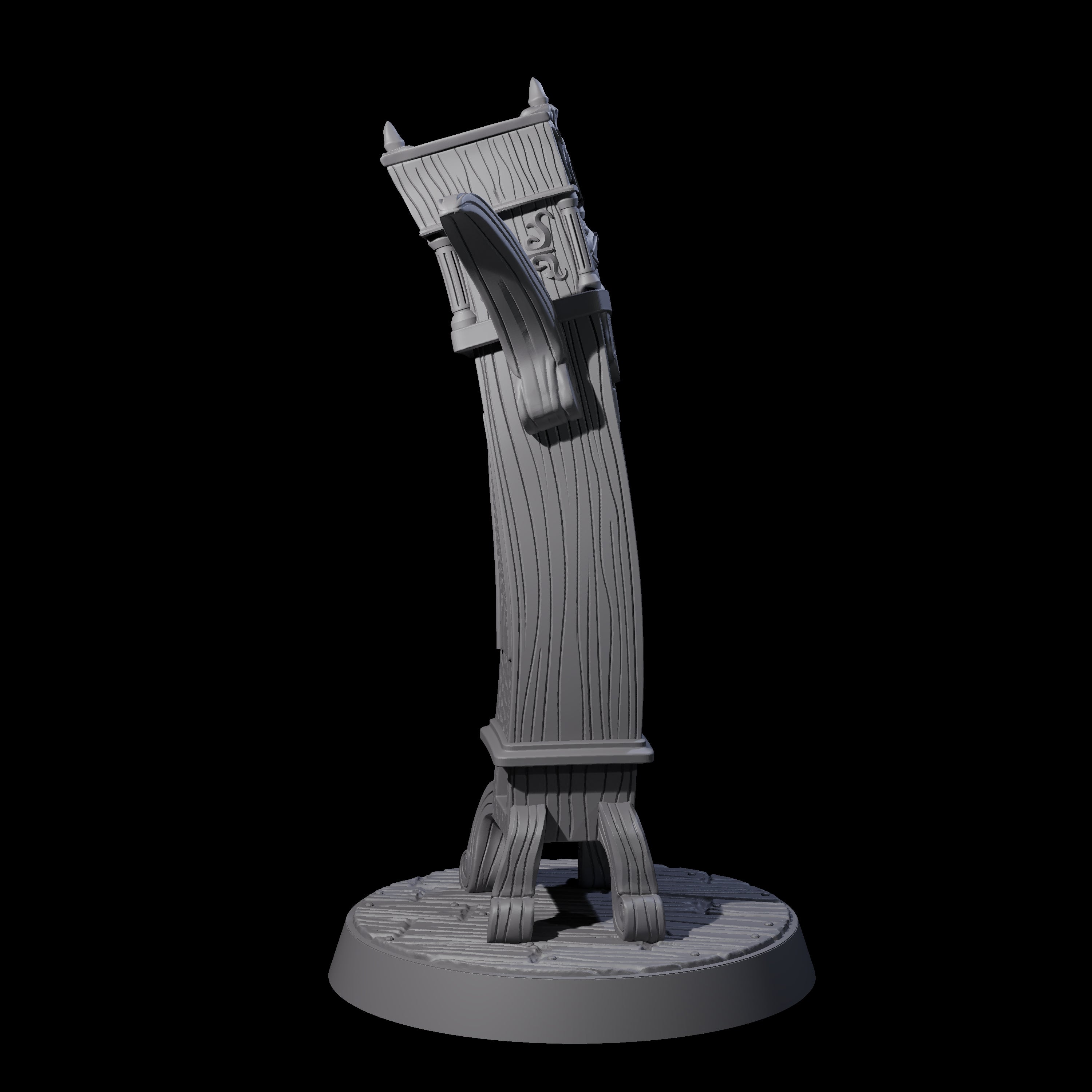 Welcoming Enchanted Grandfather Clock Miniature for Dungeons and Dragons, Pathfinder or other TTRPGs