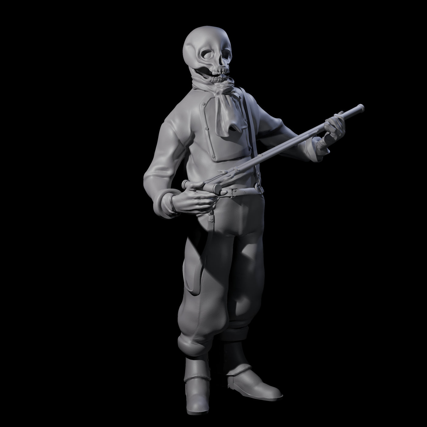 Well Behaved Skeleton Miniature for Dungeons and Dragons, Pathfinder or other TTRPGs